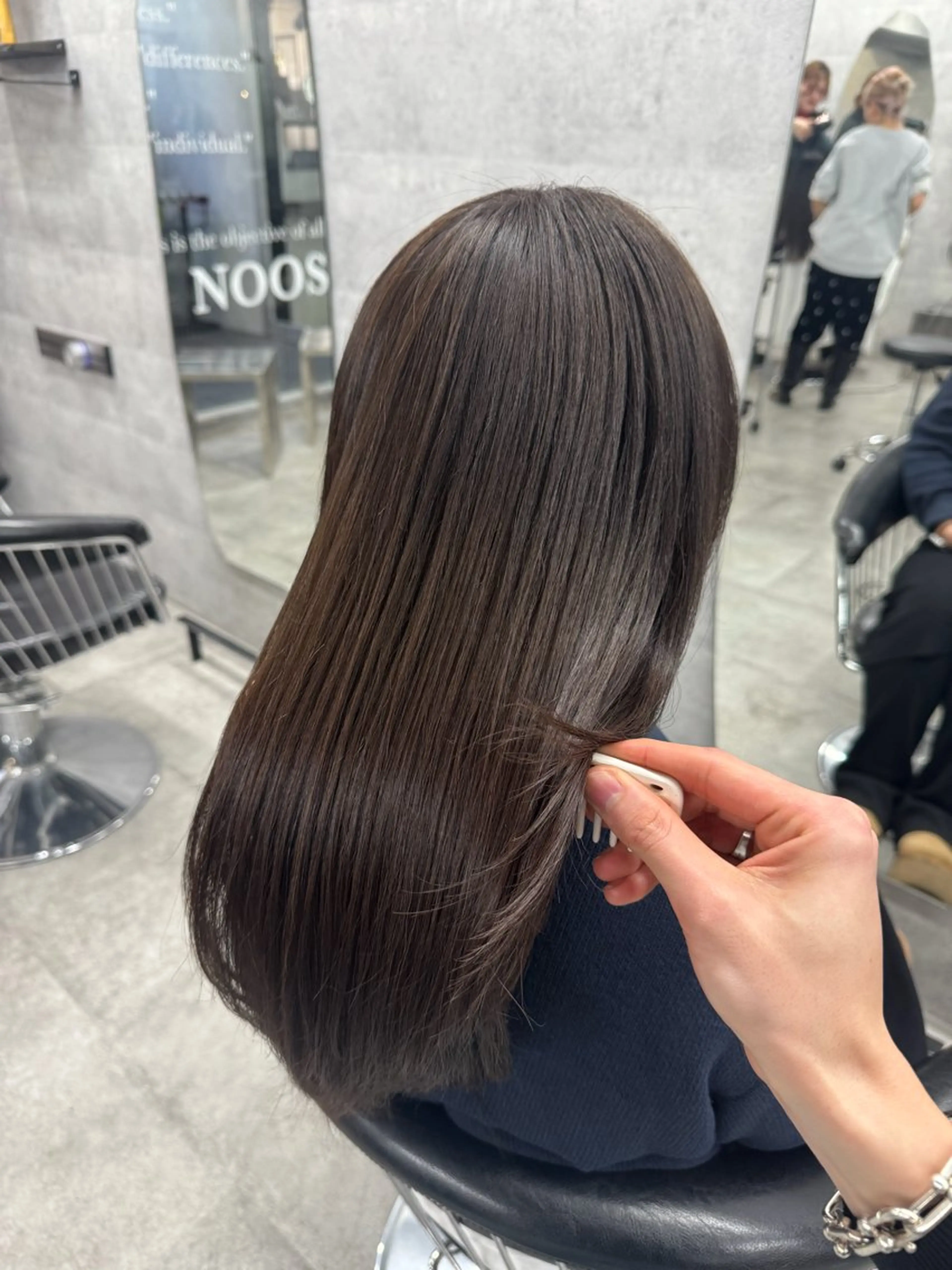 セミロング カラー カット ヘアカラー You/透明感カラー レイヤーカット/ボブのヘアスタイル