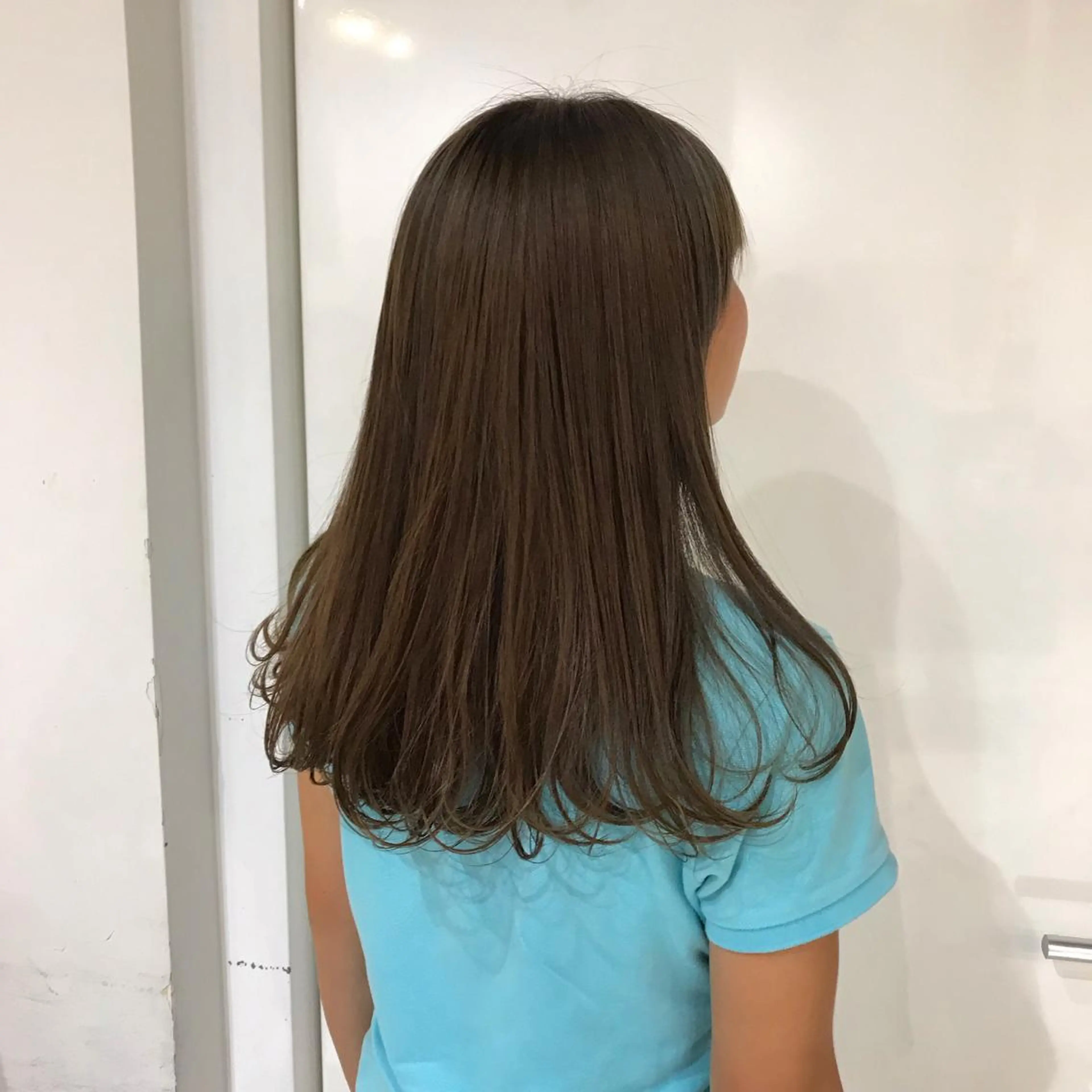 ロング カラー アッシュ ミント momo所属・メンズヘアメイク 🩵Mayuki🩵のヘアスタイル