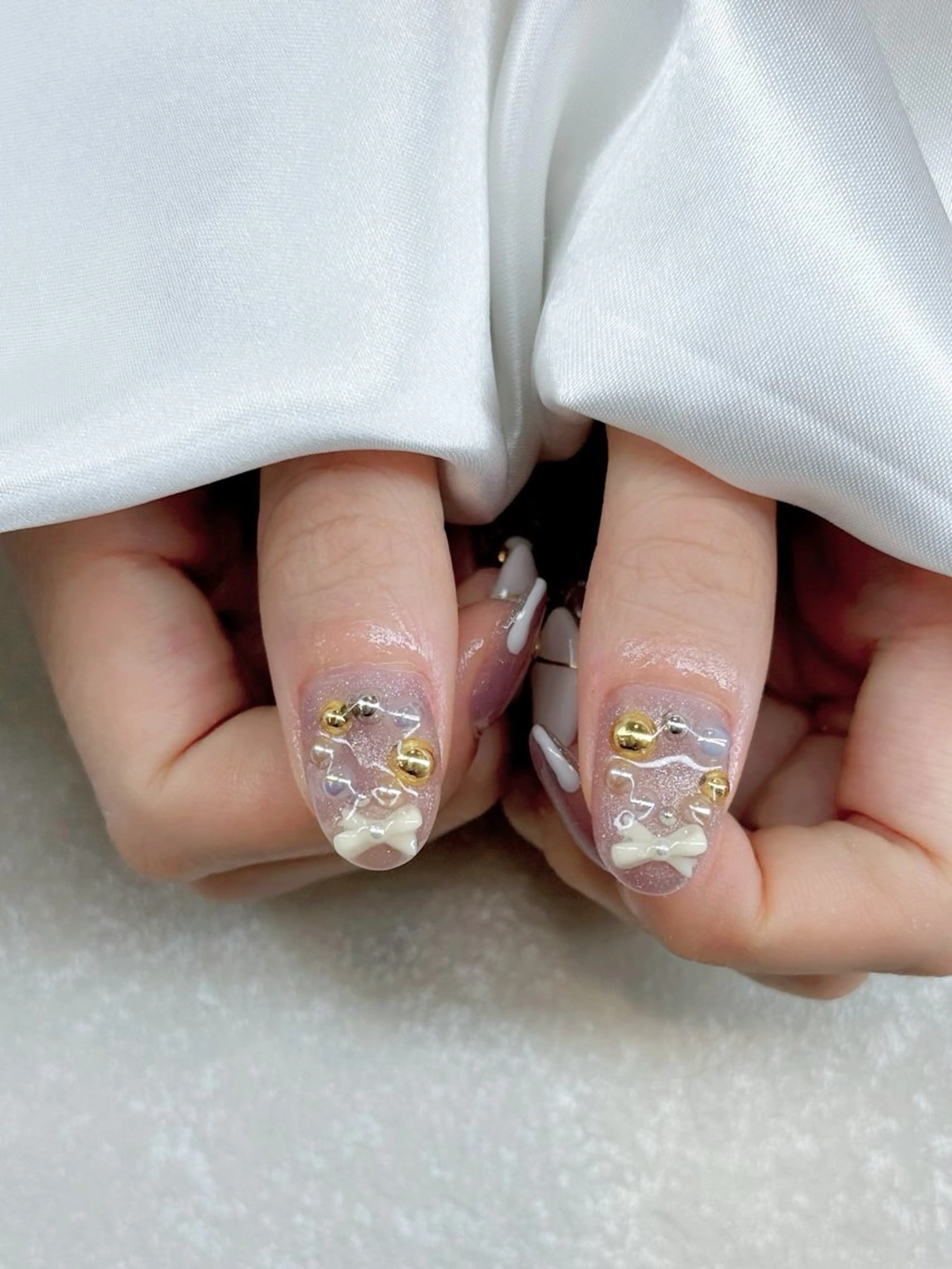 ネイル 冬ネイル クリスマス ハンドネイル Agate miku🎀‧₊のネイルデザイン