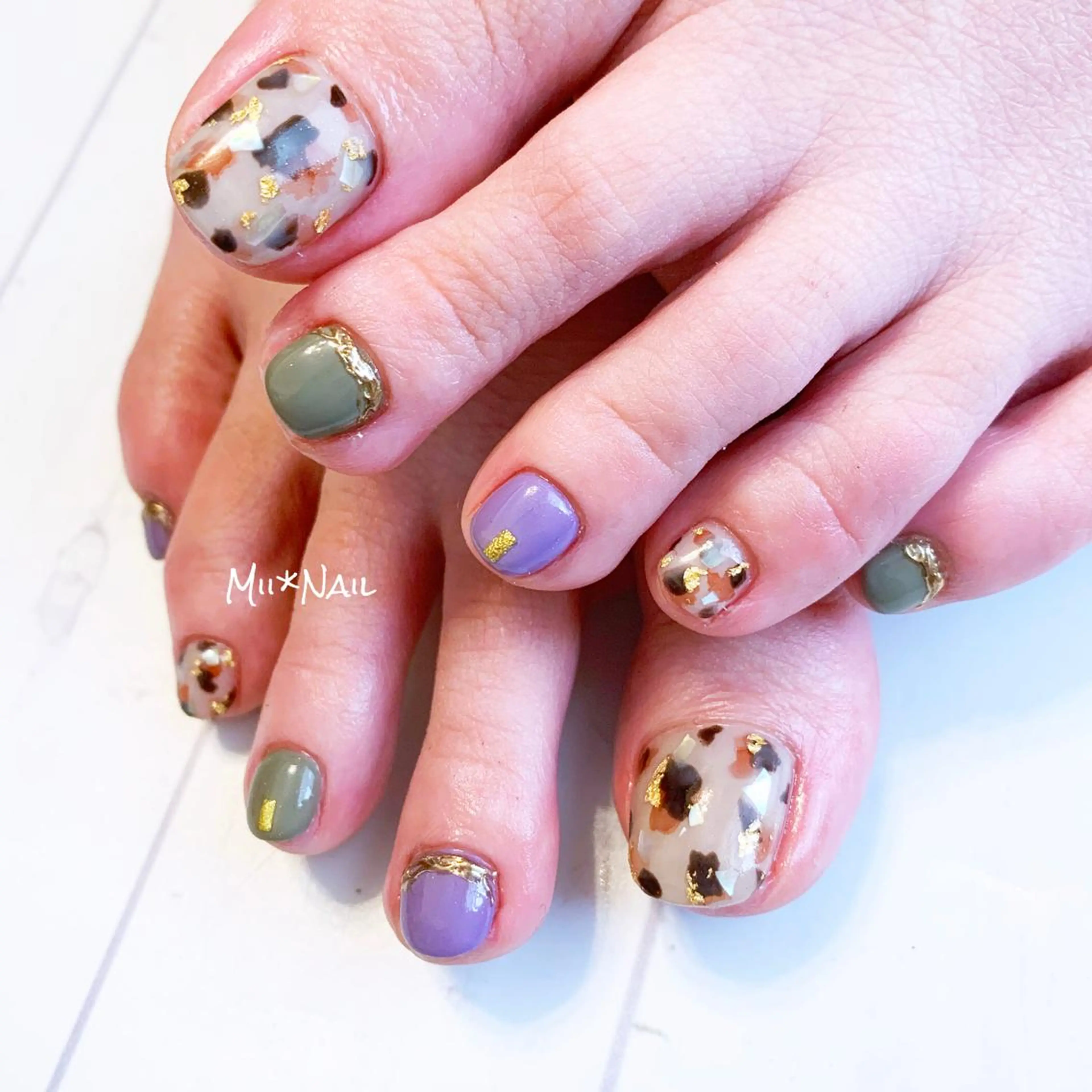 ネイル フットネイル MII*NAIL／ 美フォルムsalonのネイルデザイン