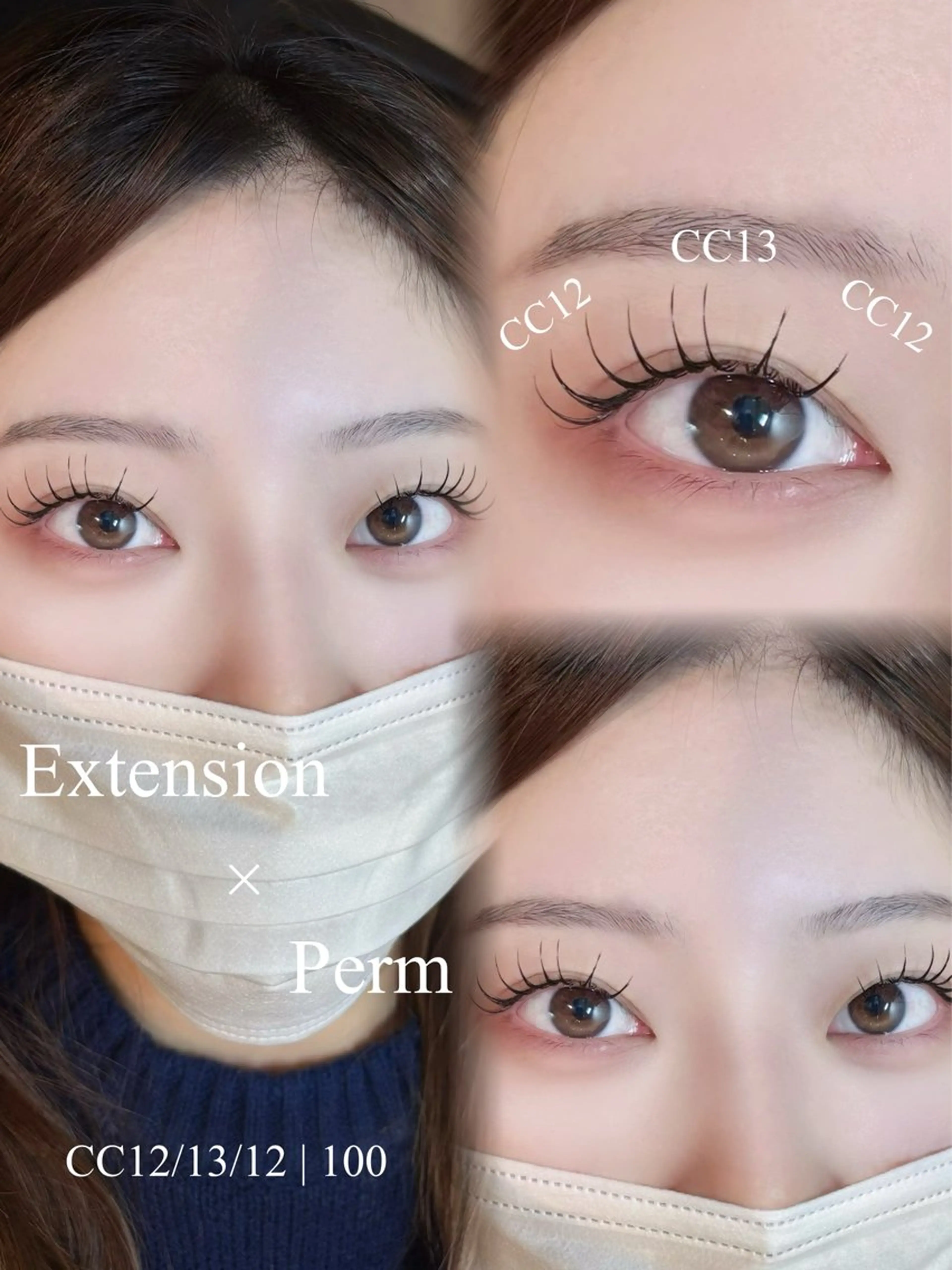 マツエク・マツパ CLALA Misakiのマツエク・マツパデザイン