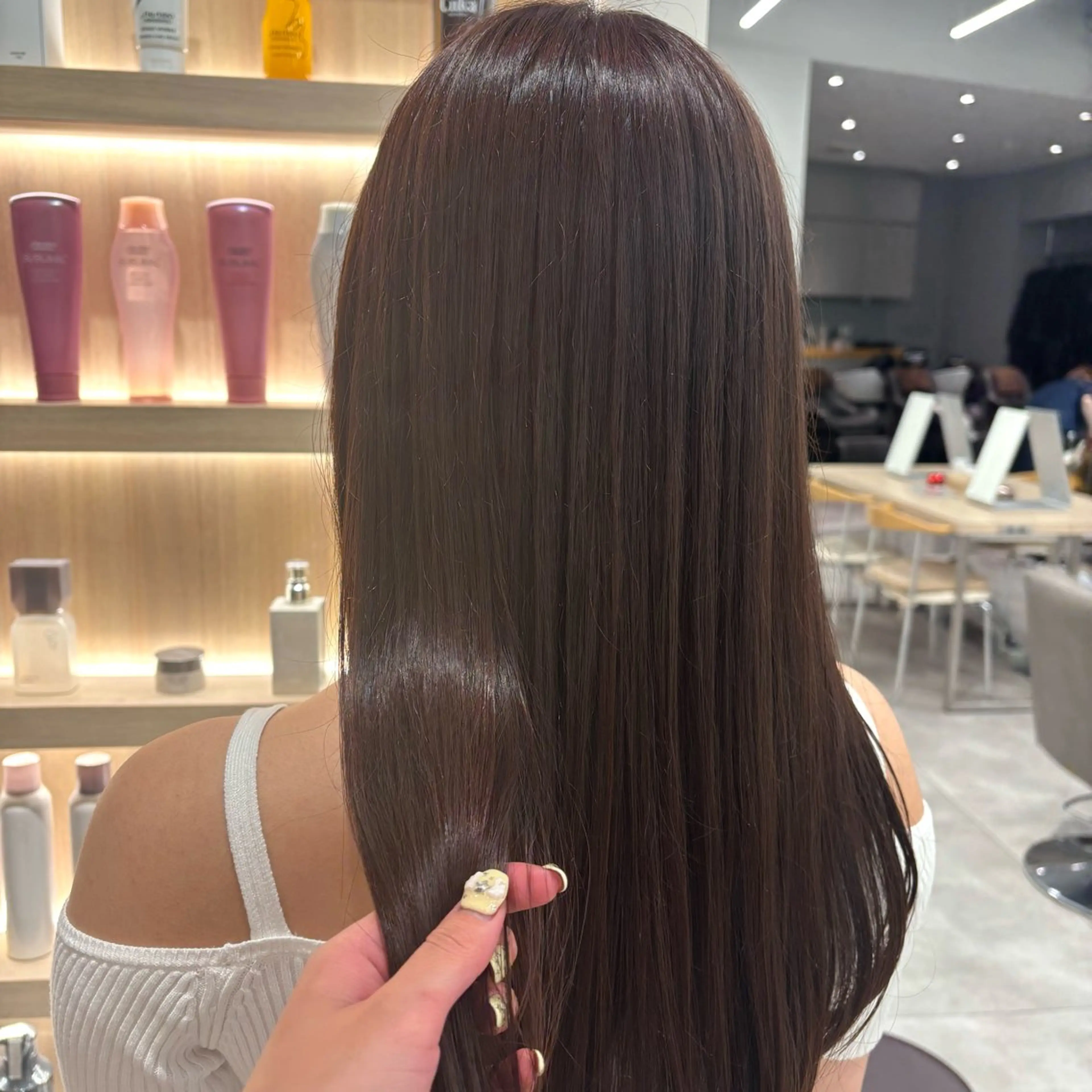 ロング ヘアカラー トリートメント Unami 表参道　Mayukiのヘアスタイル