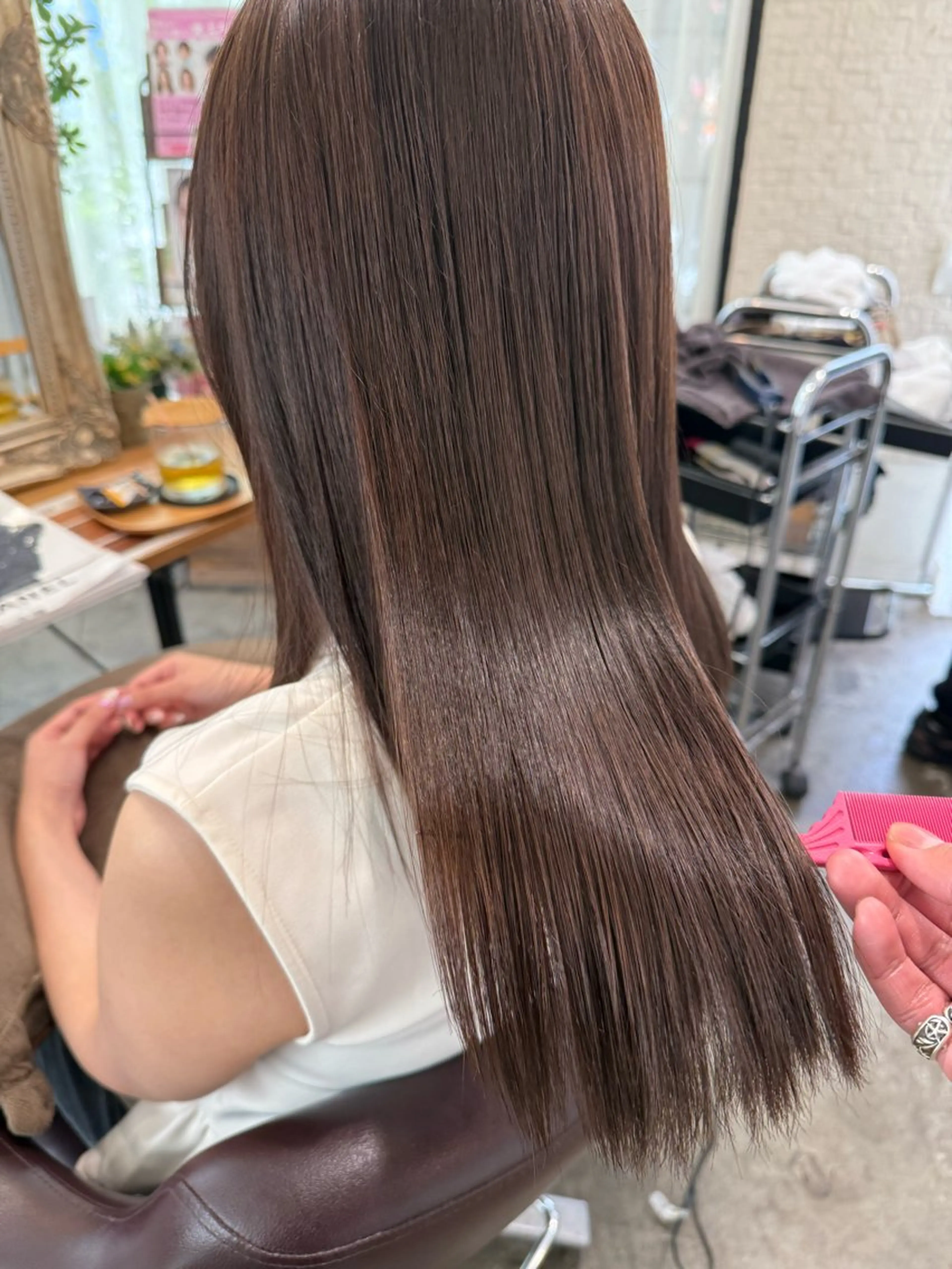 カラー 透明感カラー 【透明感カラー】 上村響月のヘアスタイル