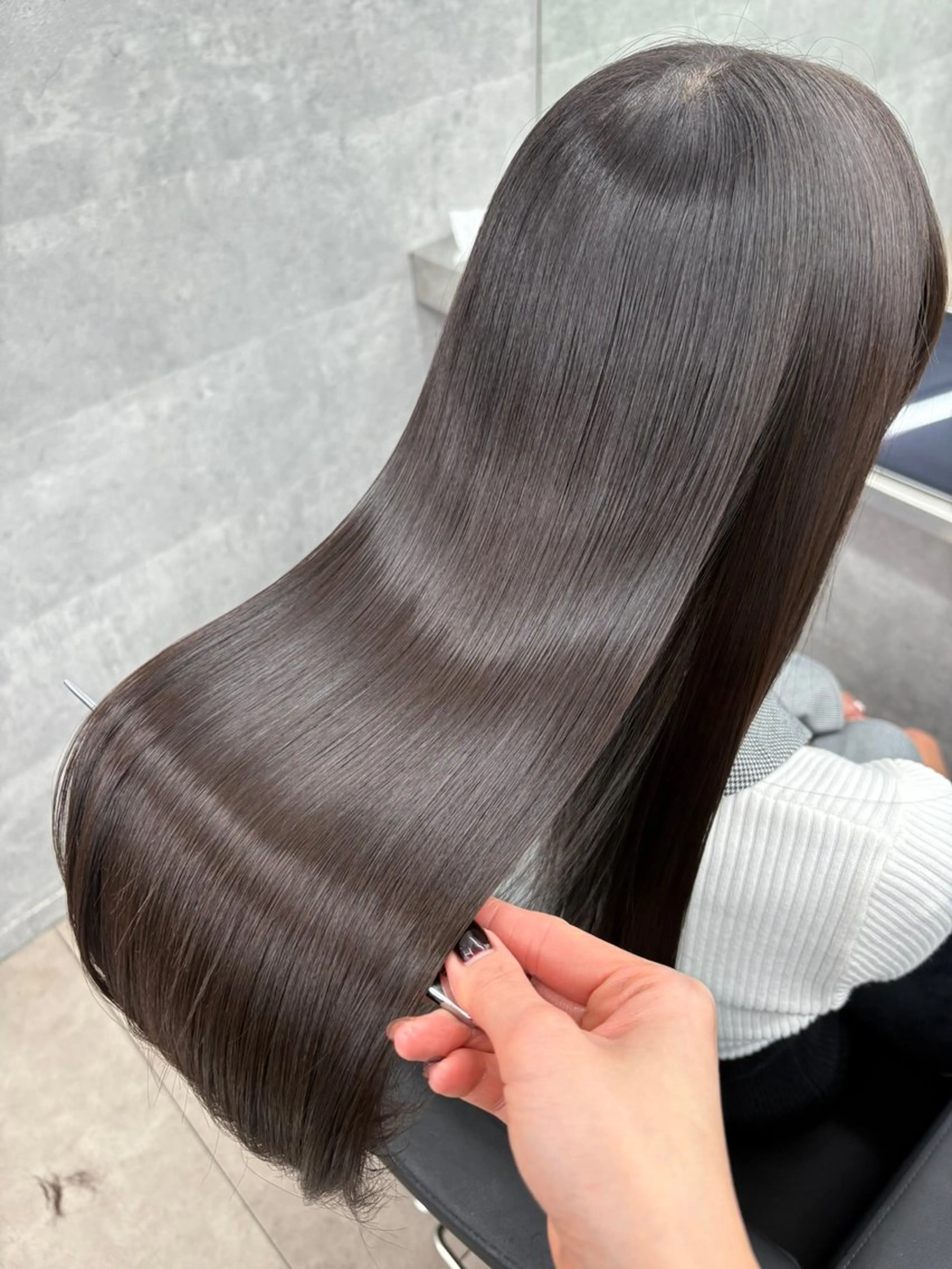 ロング カラー 髪質改善/ﾚｲﾔｰ ｶｯﾄ/店長/原島のヘアスタイル