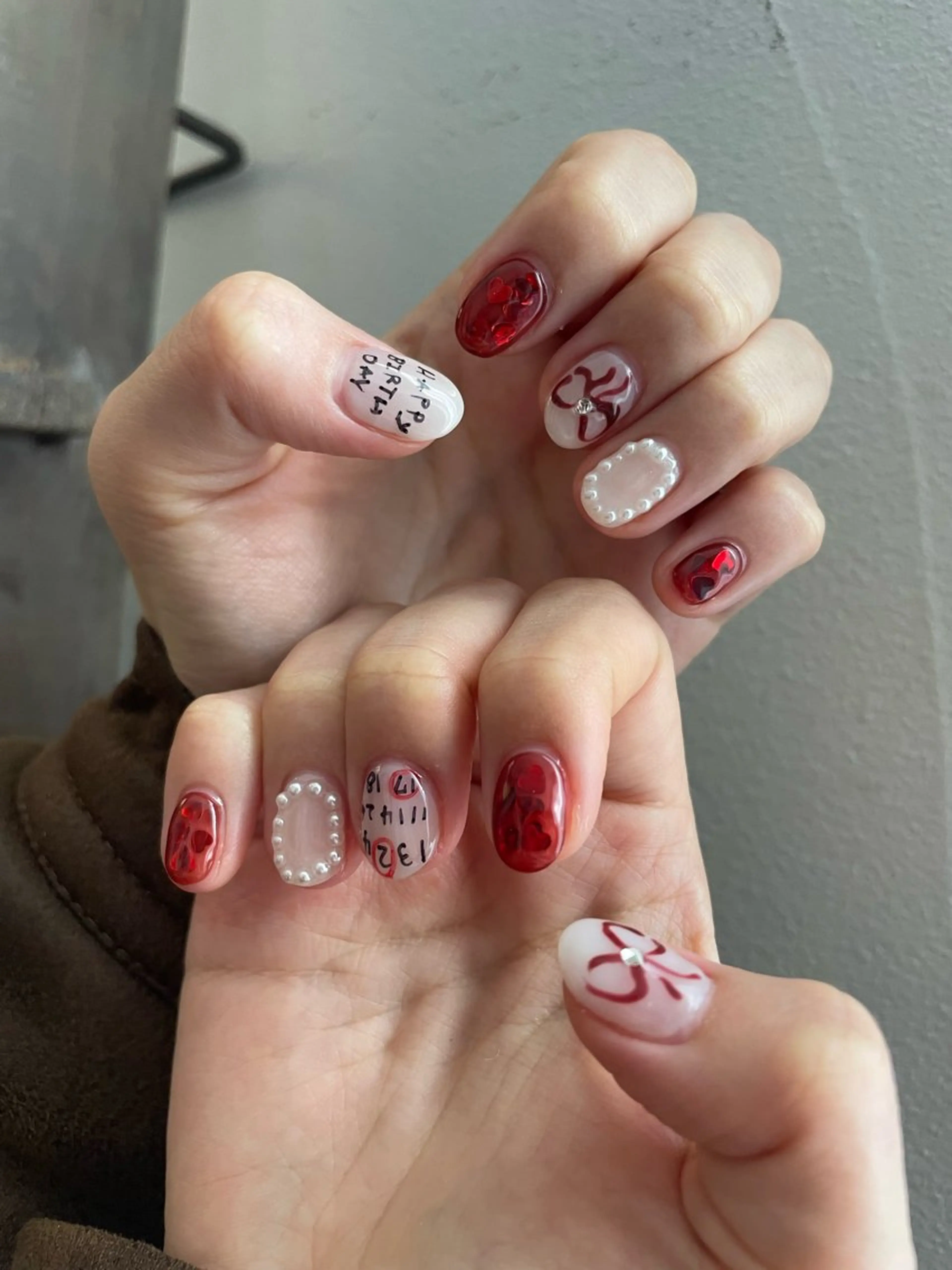 ネイル ハンドネイル 甲府市徳行 🧸prunelleのネイルデザイン