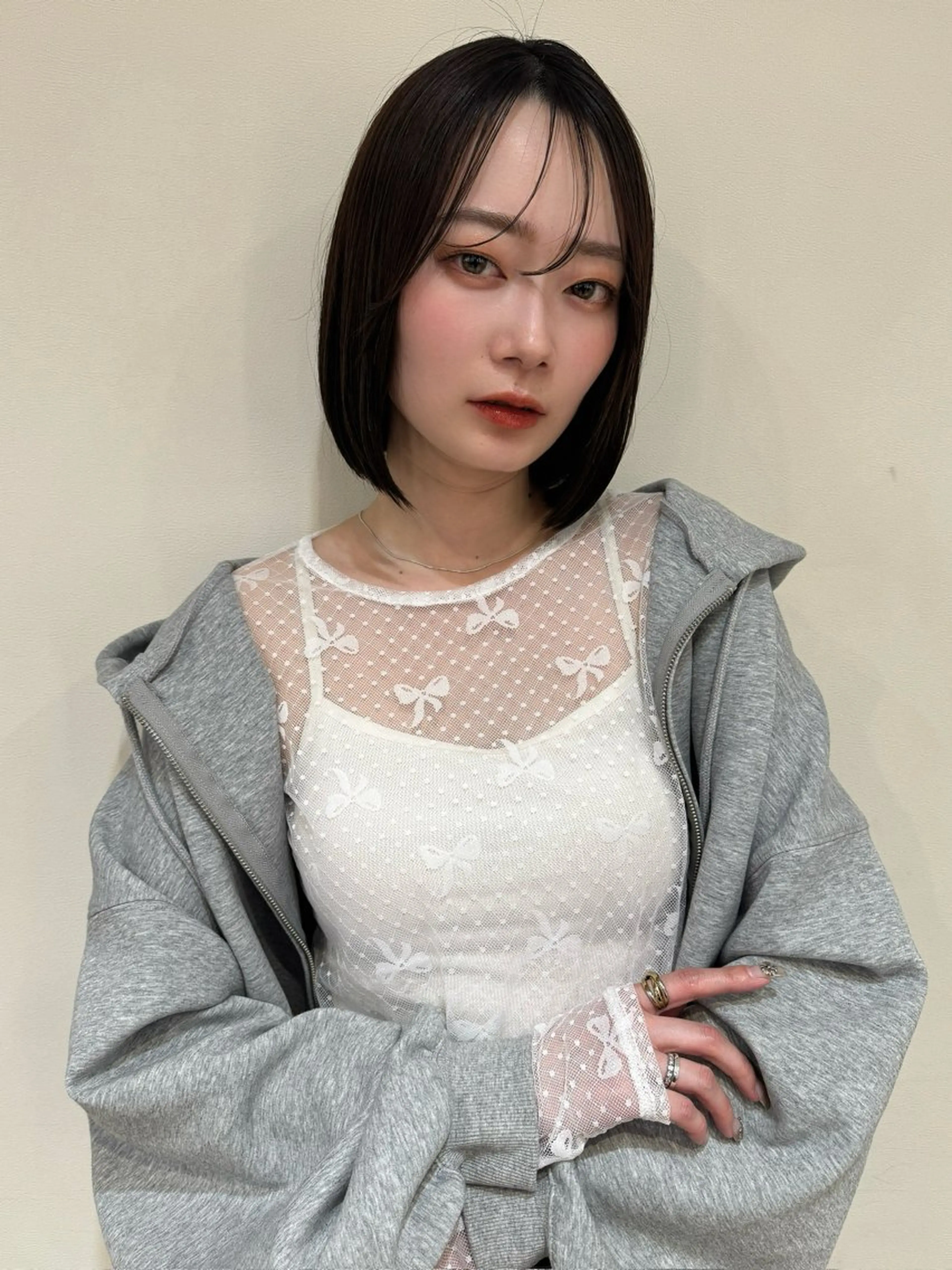 ショート カット ボブレイヤー／ 今城愛友花のヘアスタイル