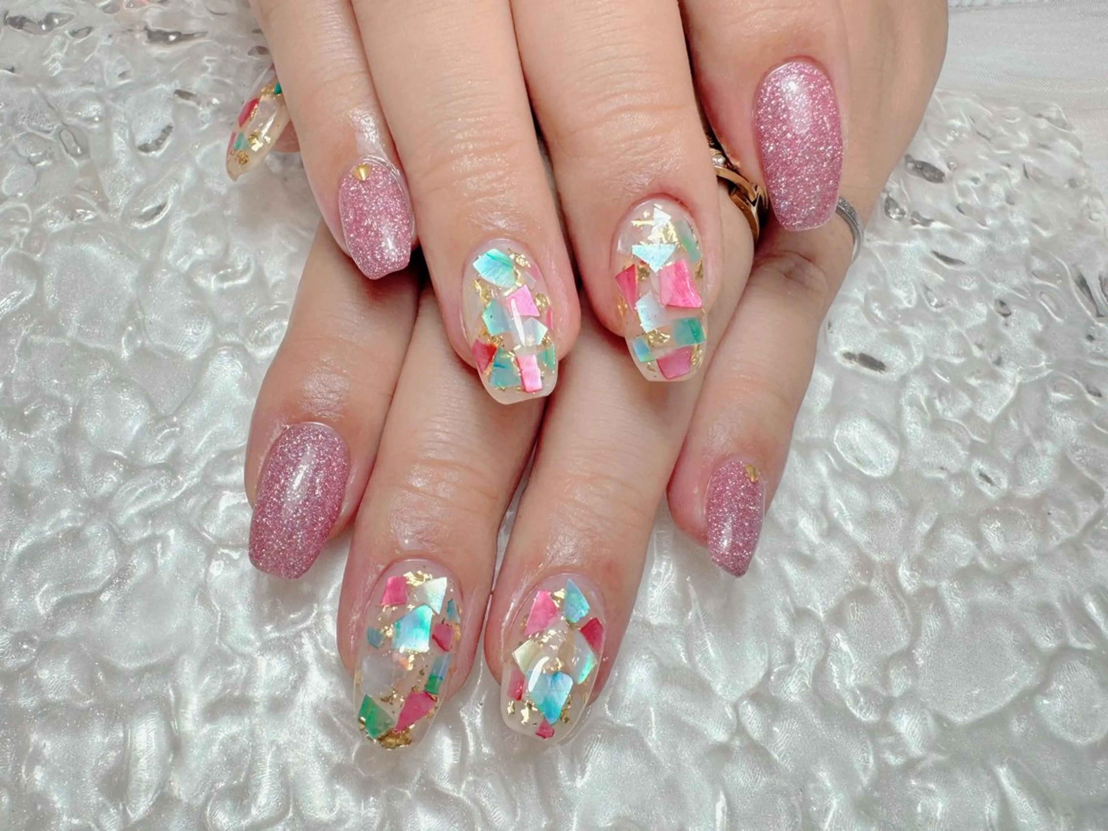 ネイル マジック ミラーのネイルデザイン