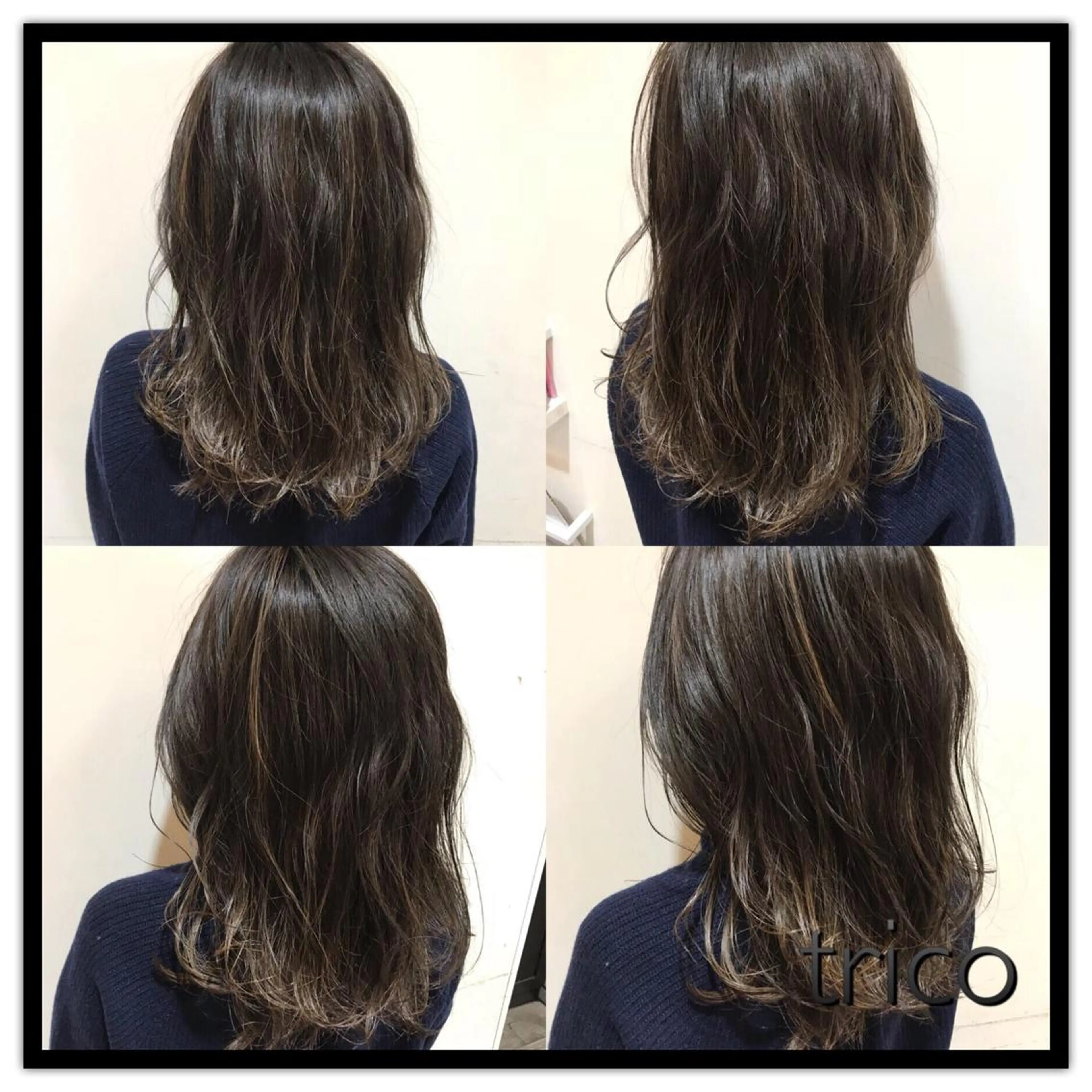 ミディアム カラー グラデーションカラー ハイライトカラー 外国人風カラー ハイライト 似合わせ/ブリーチ カラー.岡田友仁のヘアスタイル