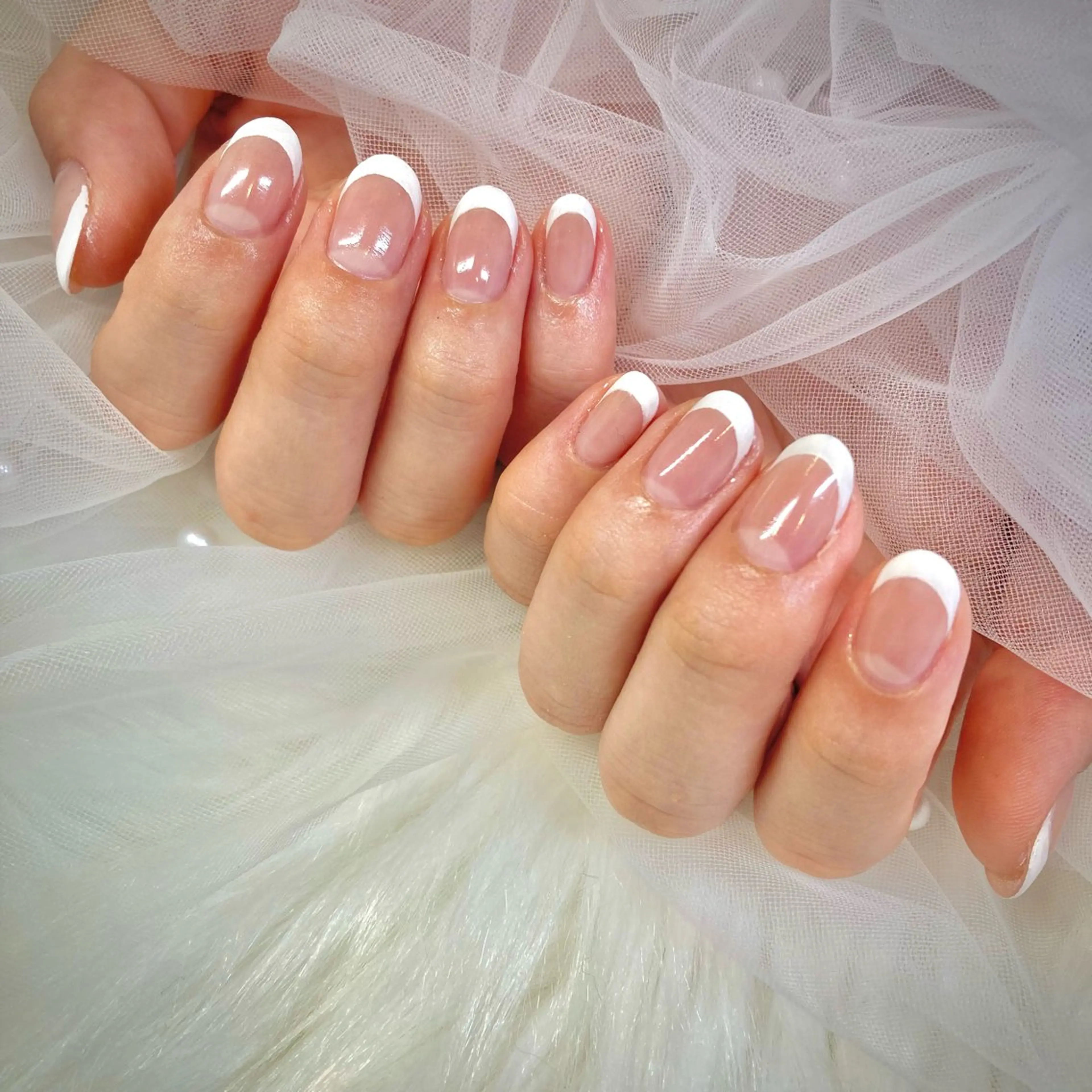 ネイル フレンチネイル ハンドネイル kanako nail🌷のネイルデザイン