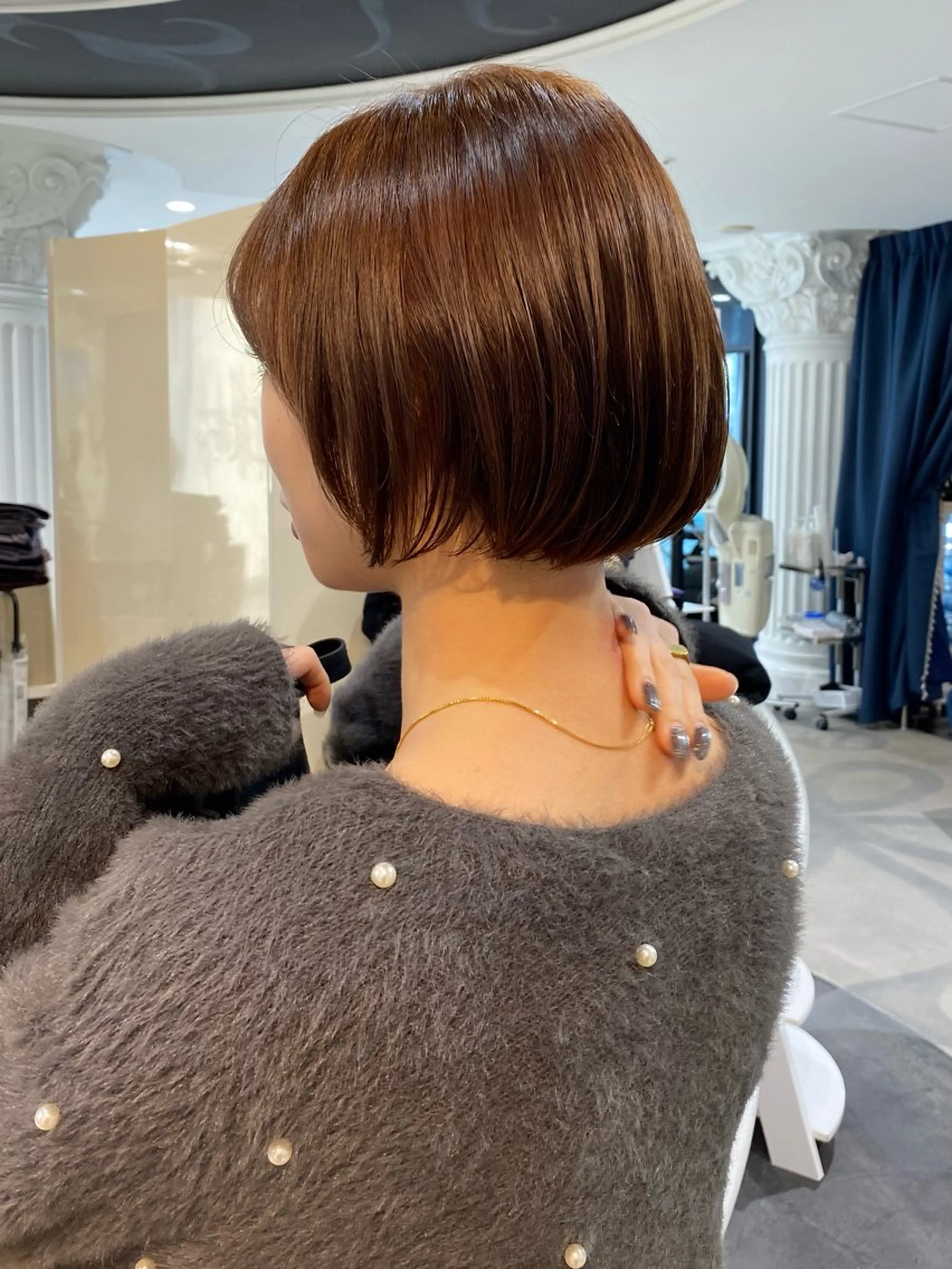 ショート ショートボブ ボブ ショートヘア 金子 芽威のヘアスタイル