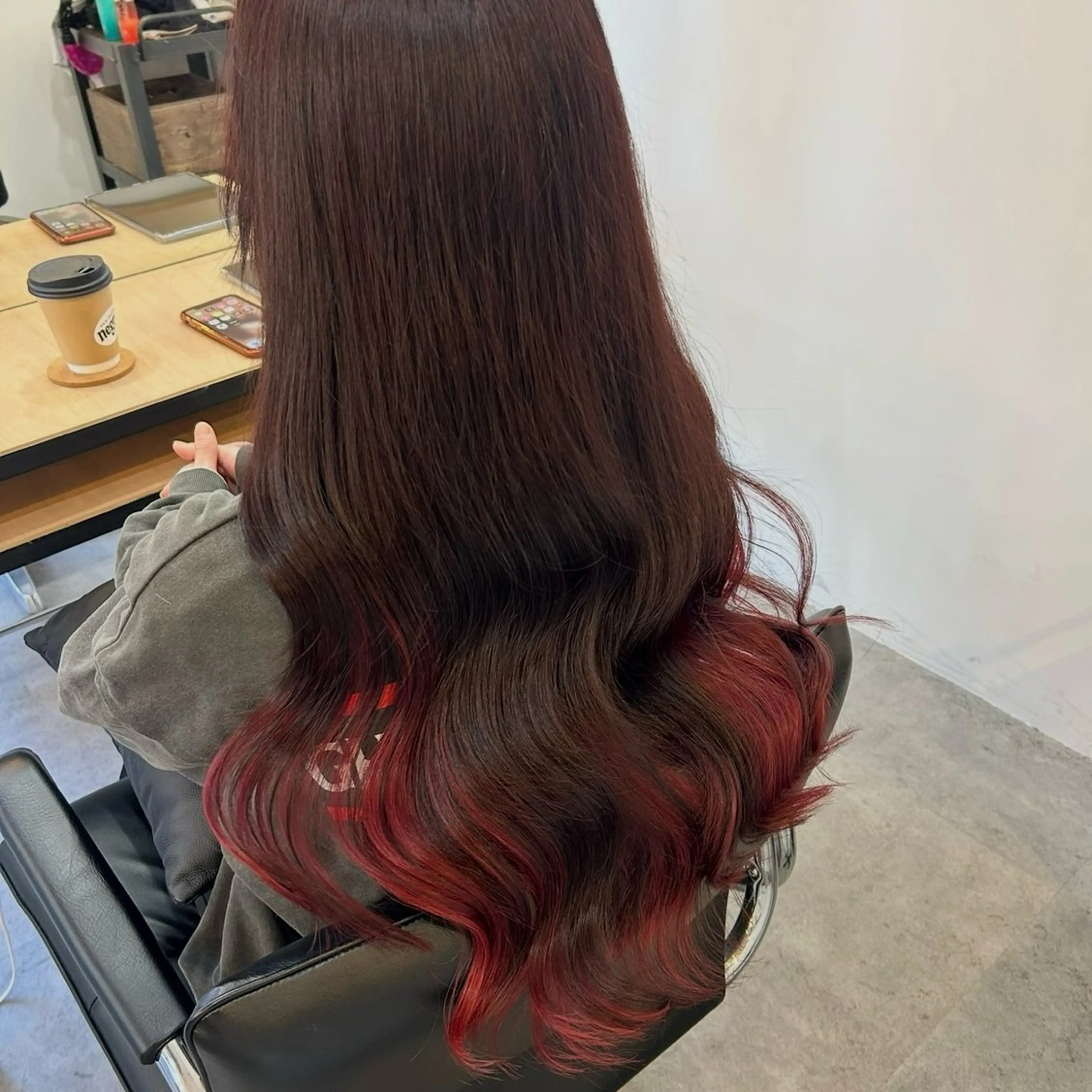 ロング カラー ヘアカラー トリートメント 立花 ふたば🌱のヘアスタイル