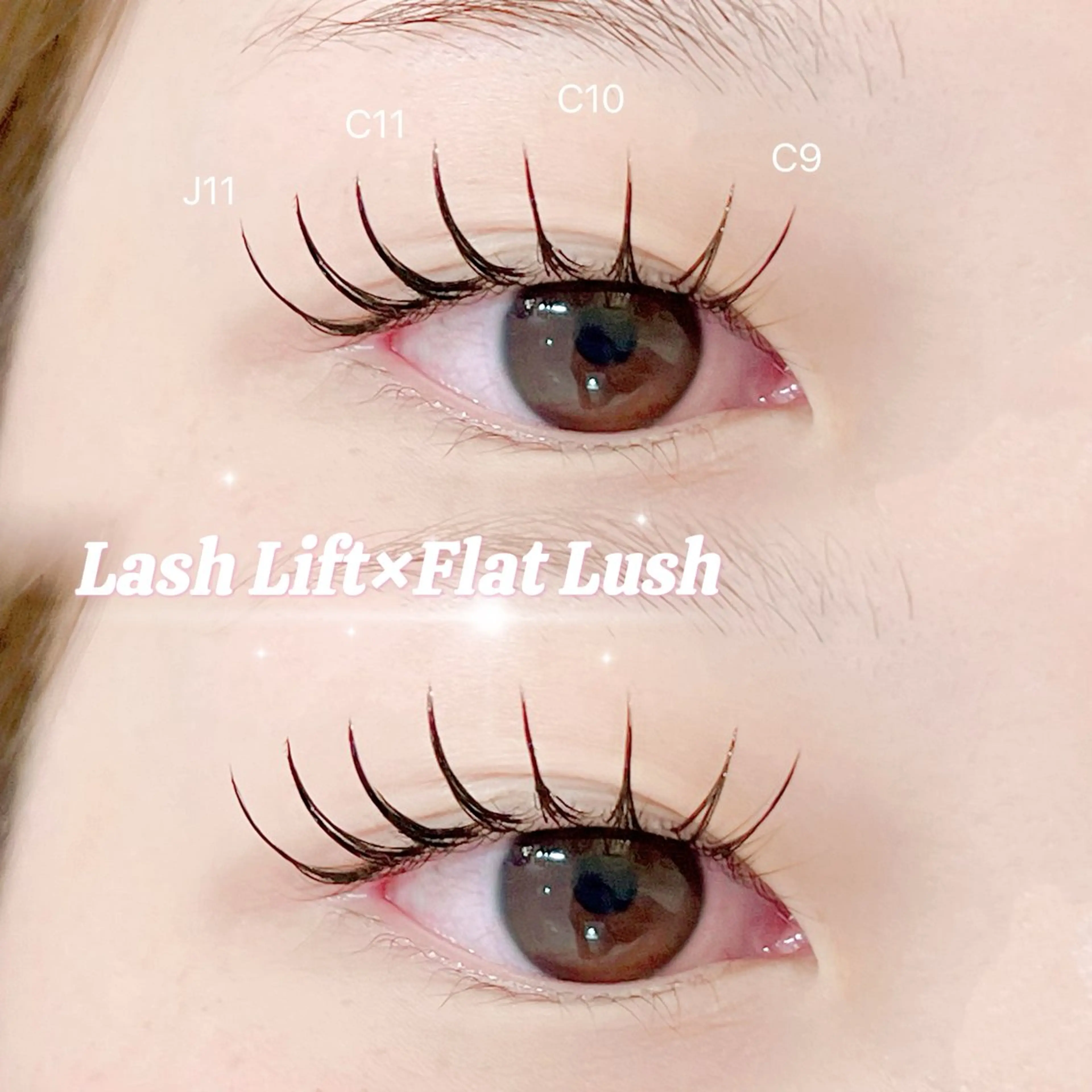 マツエク・マツパ 一重×まつ毛パーマ まつ毛エクステモデル SHOKO🎀のマツエク・マツパデザイン