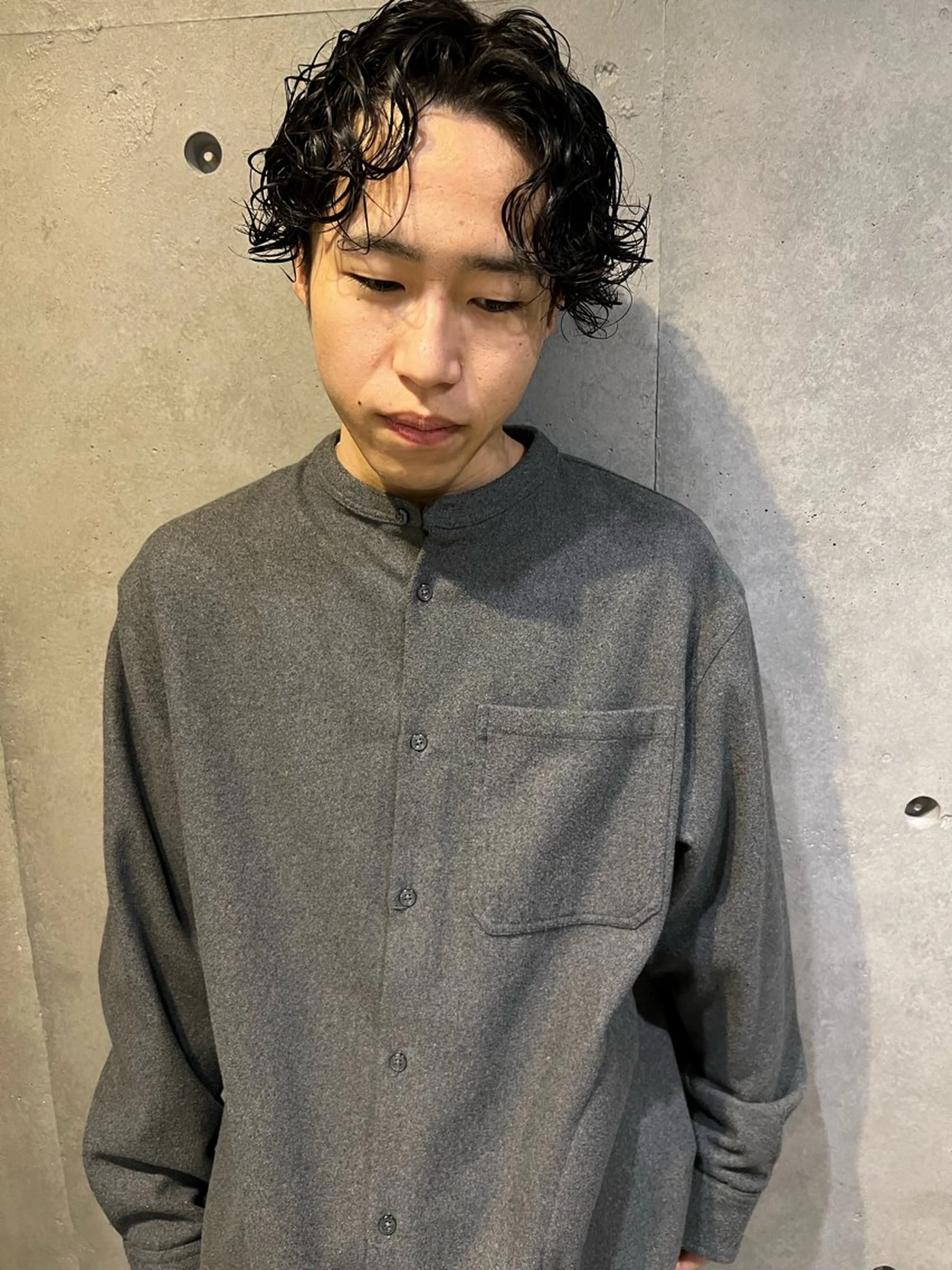 パーマ メンズ カット パーマ 🌟メンズ特化🌟 やまもと　ゆめみの眉毛・アイブロウイメージ