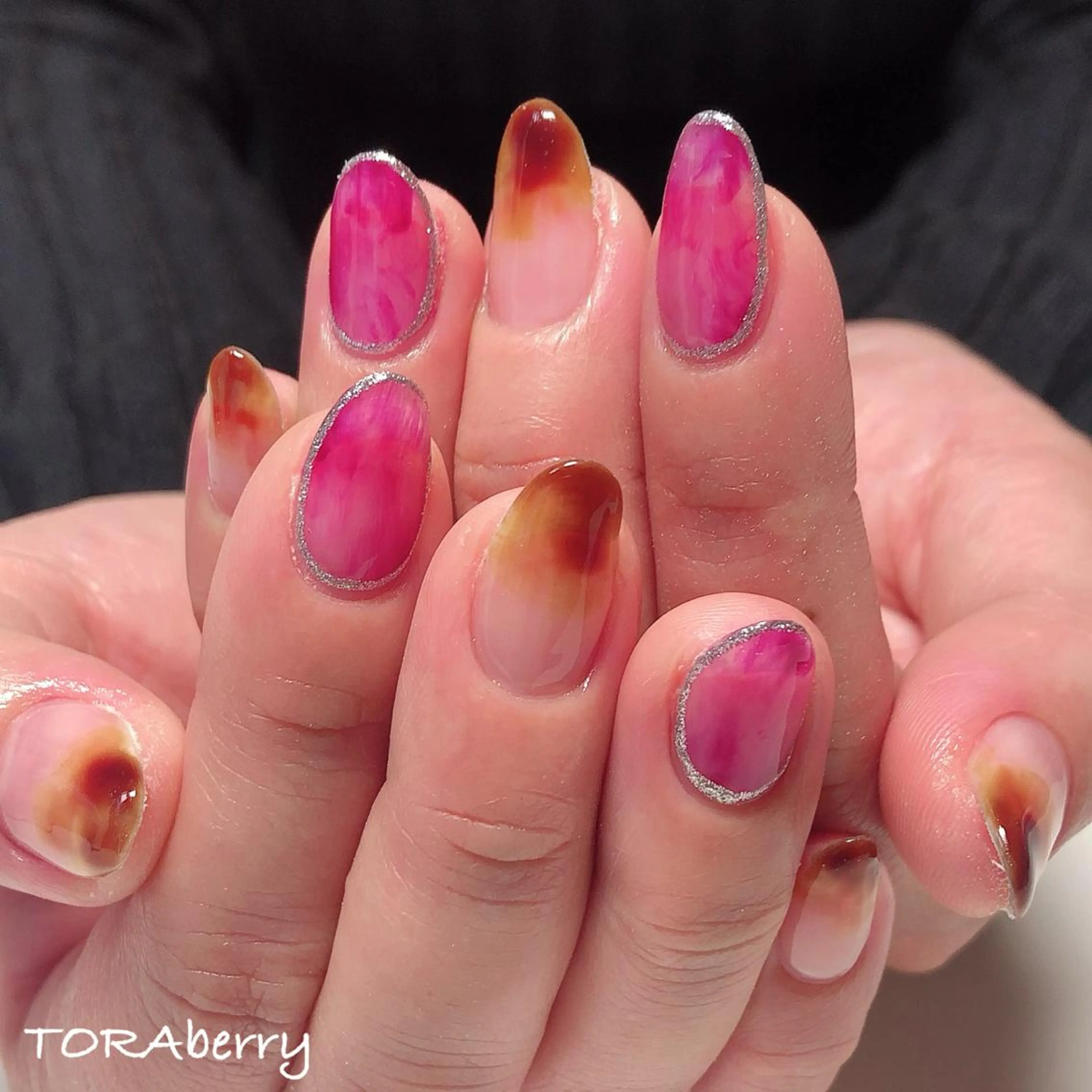 ネイル ニュアンスネイル ハンドネイル ネイリスト なつみのネイルデザイン