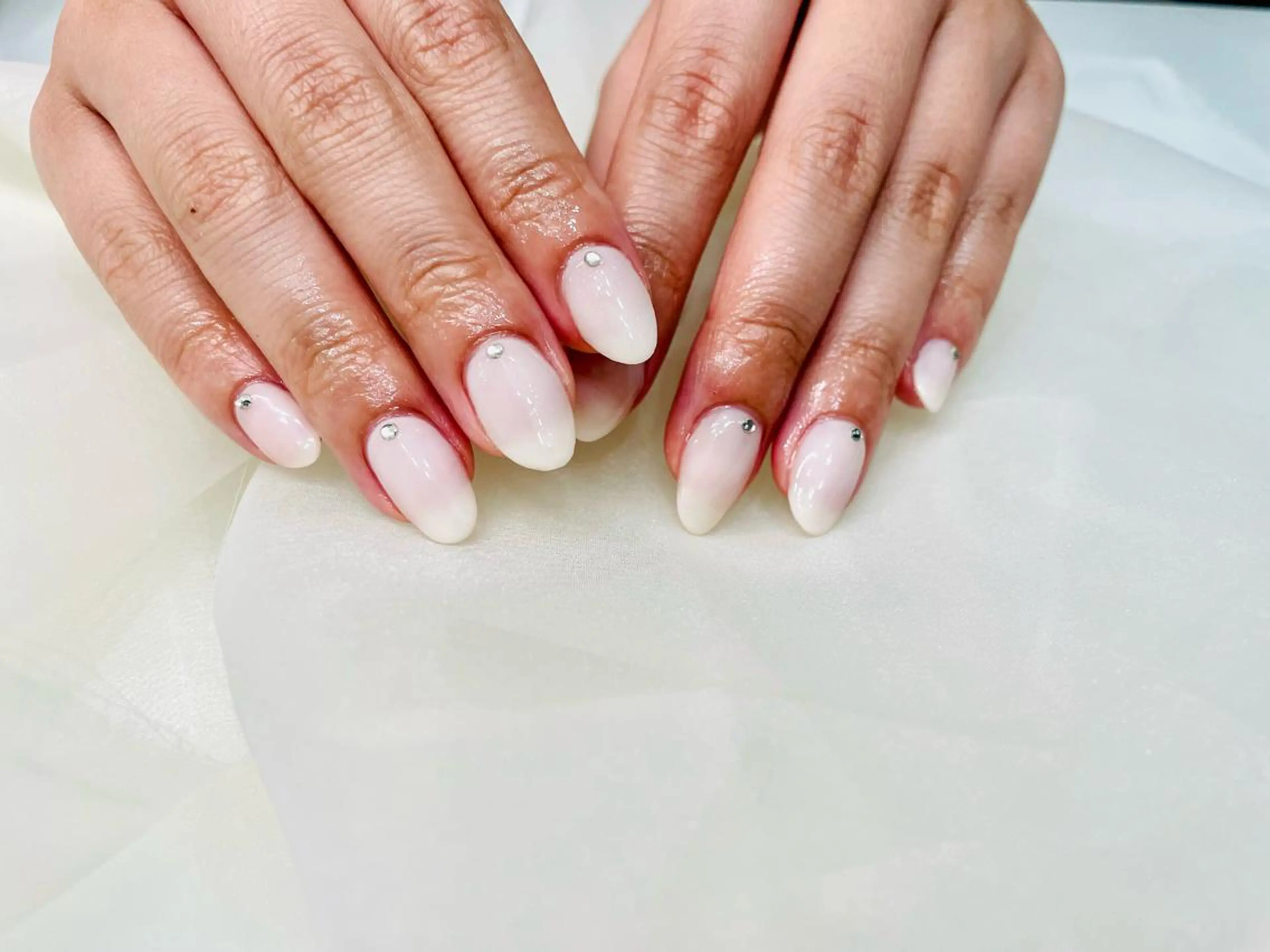 ネイル ワンカラーネイル ホワイト salon te.のネイルデザイン