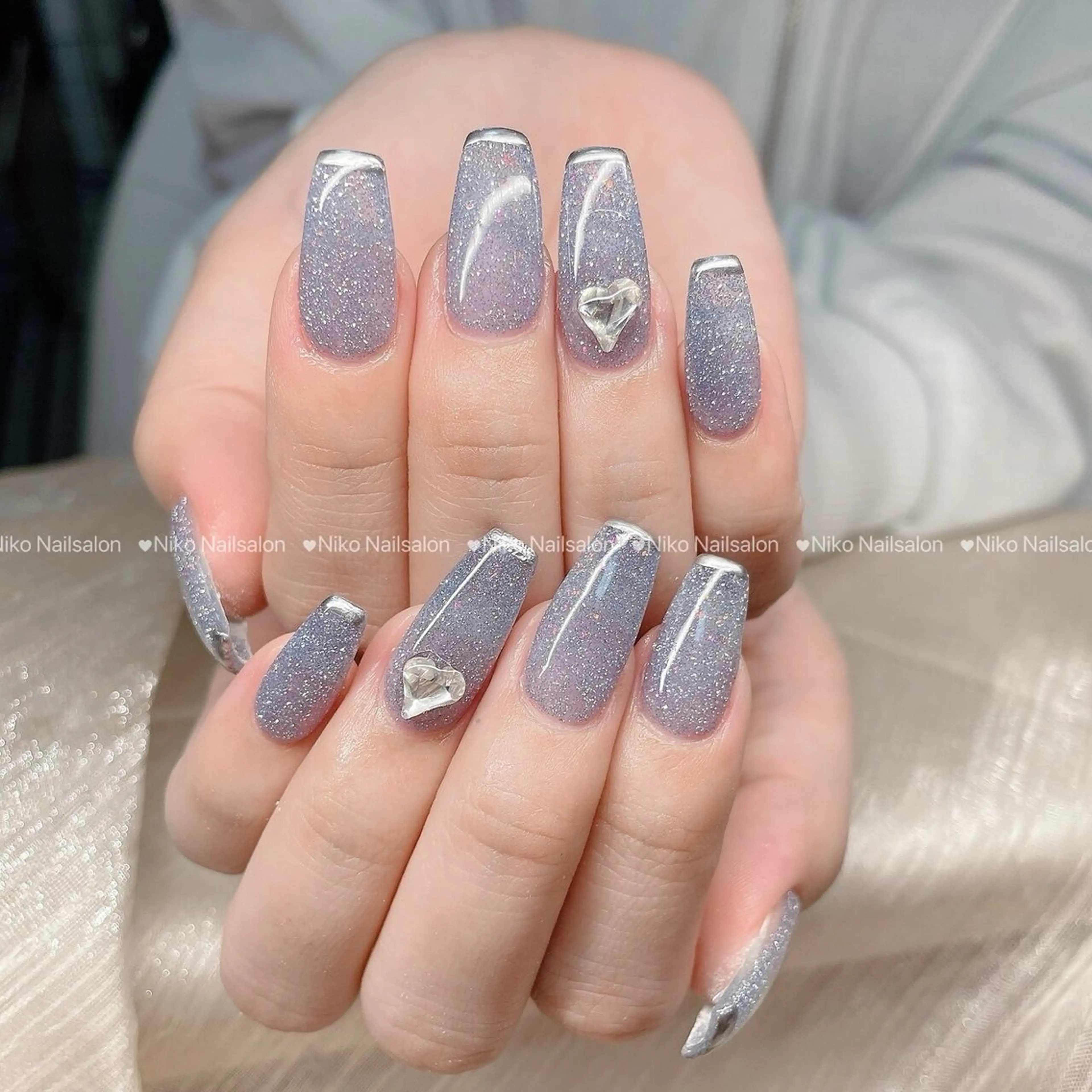 ネイル チークネイル 長さ出し フットネイル フレンチネイル ジェルネイル Niko Nail salon 銀座本店のネイルデザイン