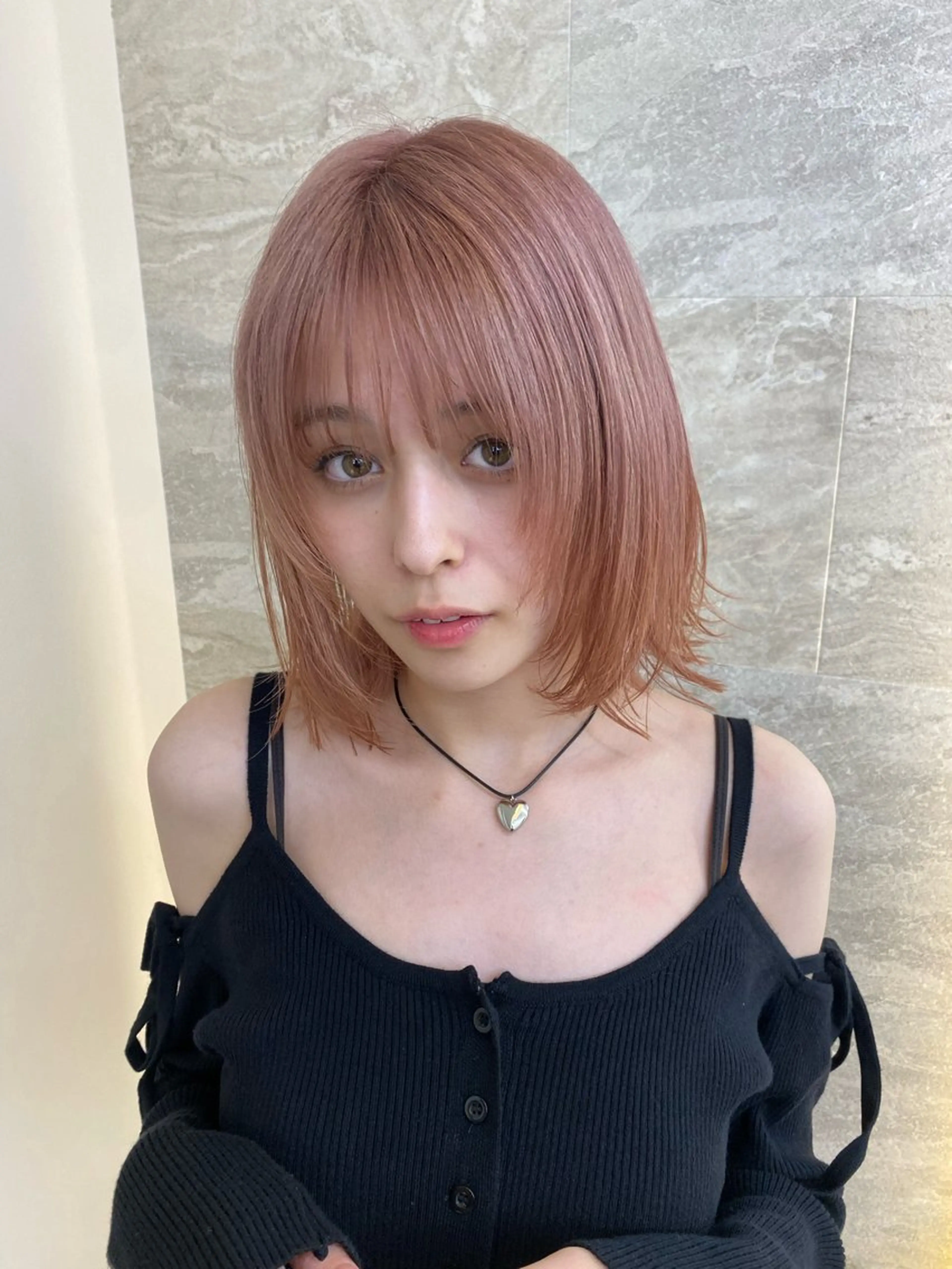 ミディアム ショート×顔周り× 縮毛矯正/Jirouのヘアスタイル