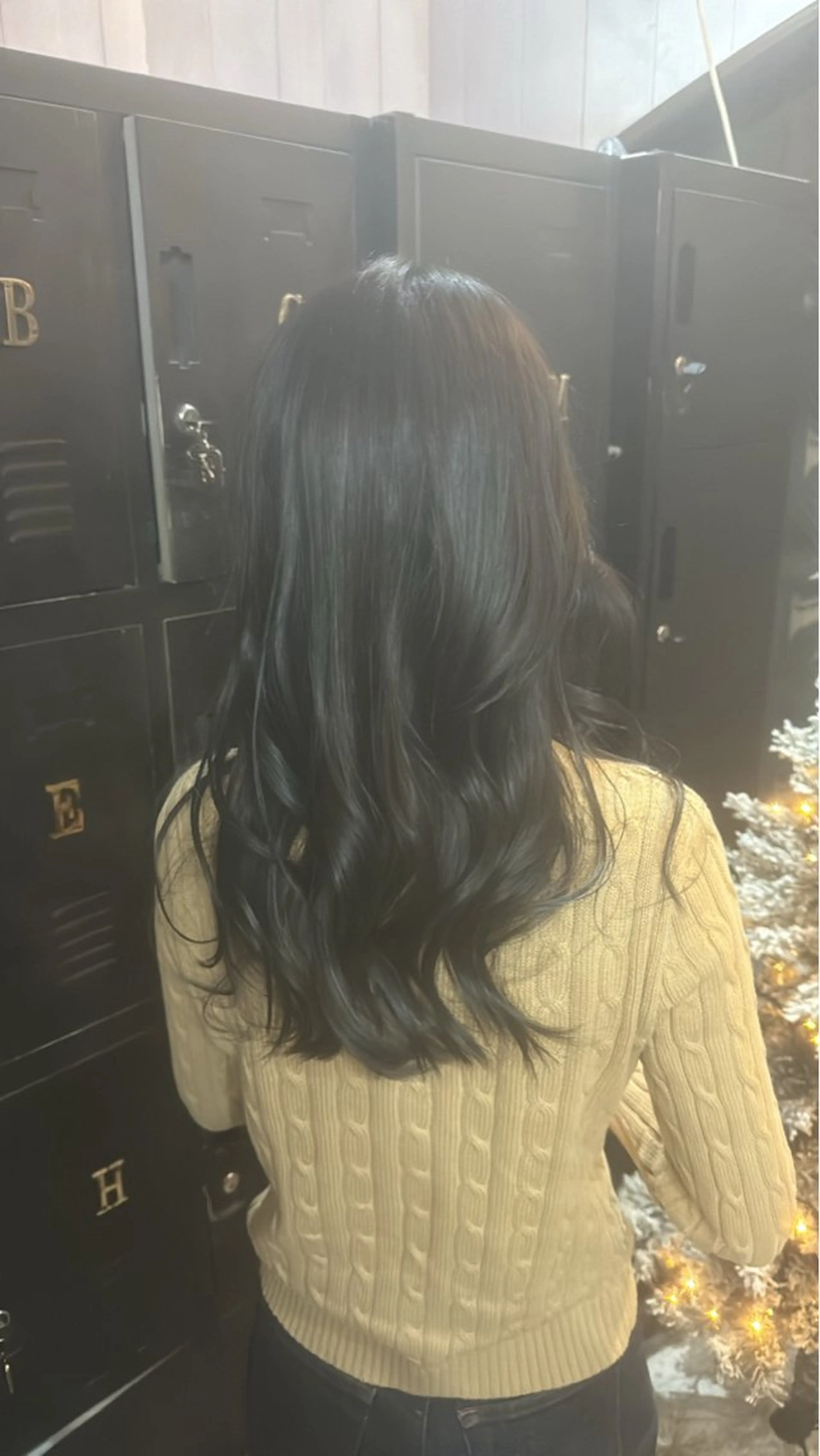 ロング 八木 輝のヘアスタイル