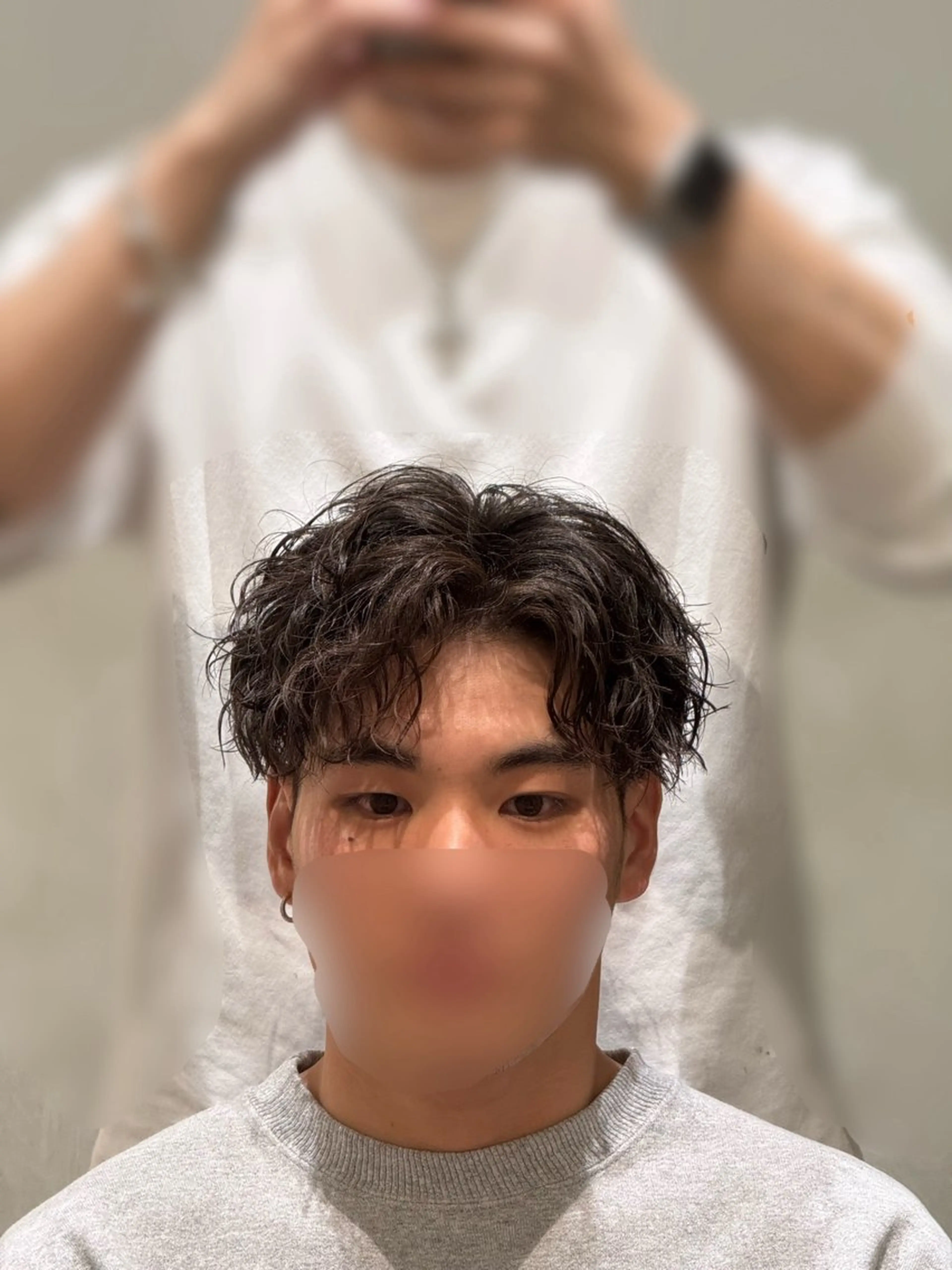 ショート パーマ メンズ メンズパーマ ツイストスパイラルパーマ スパイラルパーマ 札幌メンズ専門美容師 🌪SHO🌪️のヘアスタイル