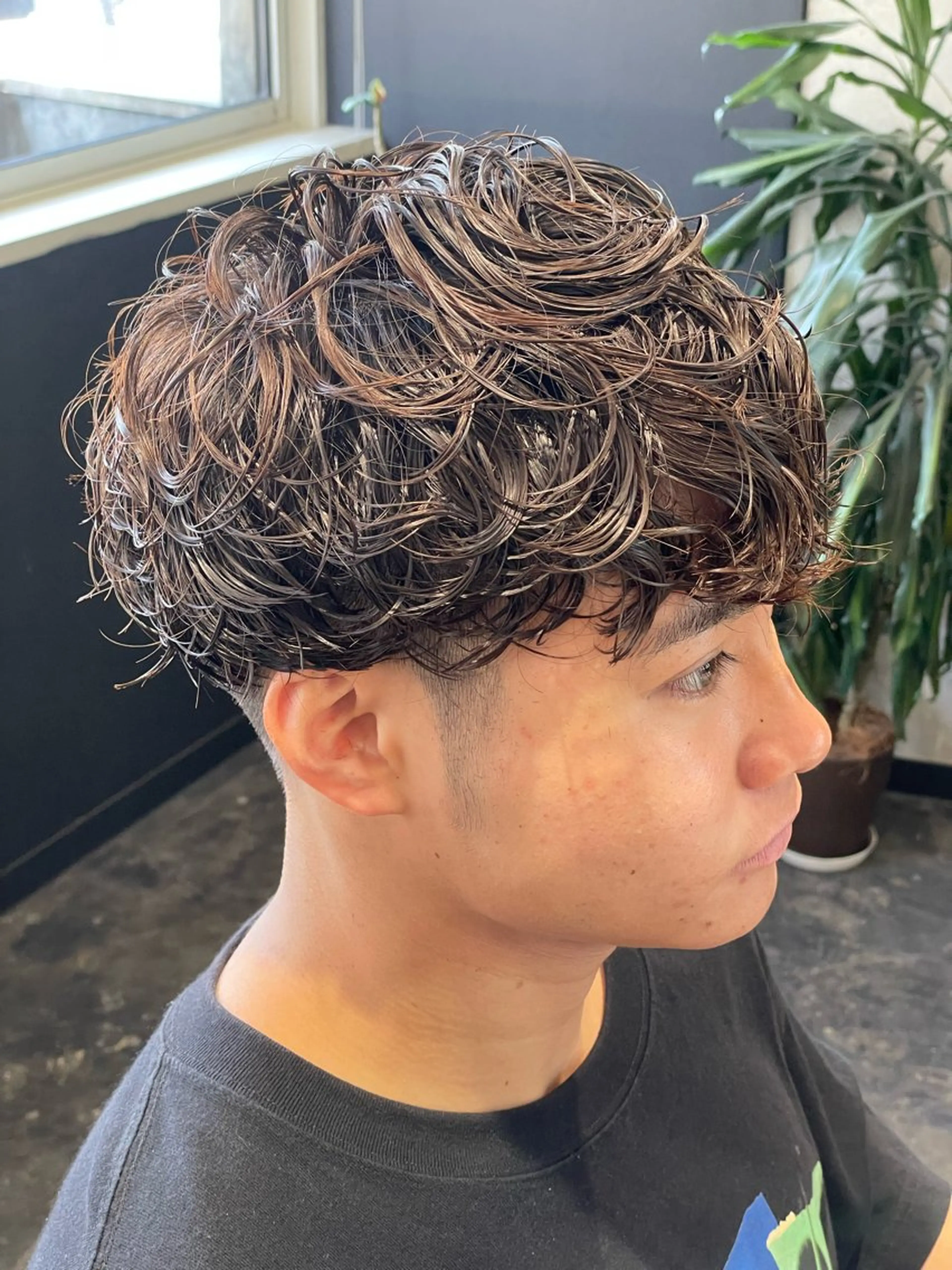 パーマ メンズ カット パーマ 💈メンズ職人 ルキト💈のヘアスタイル