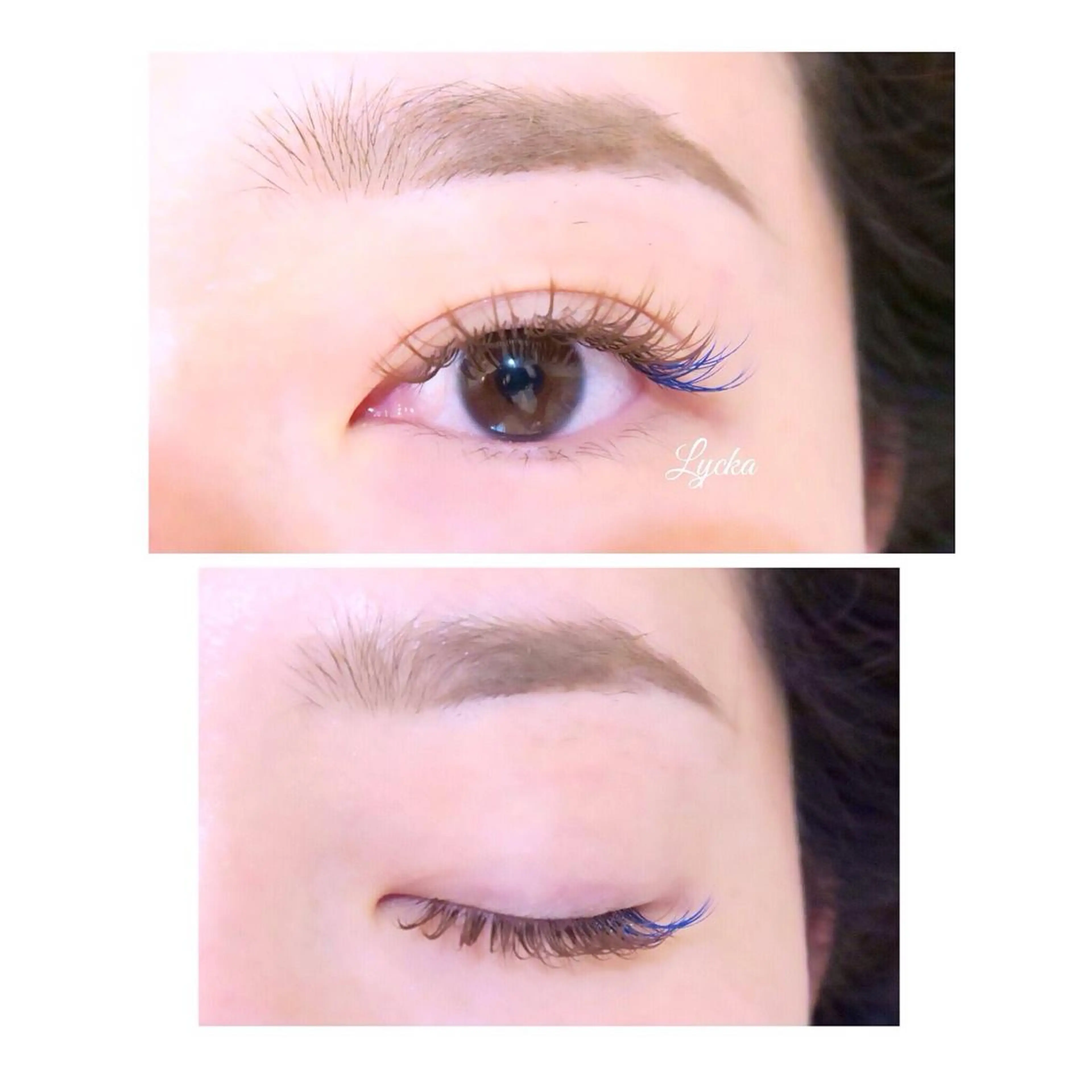 マツエク・マツパ カラーマツエク Lycka hiromiのマツエク・マツパデザイン