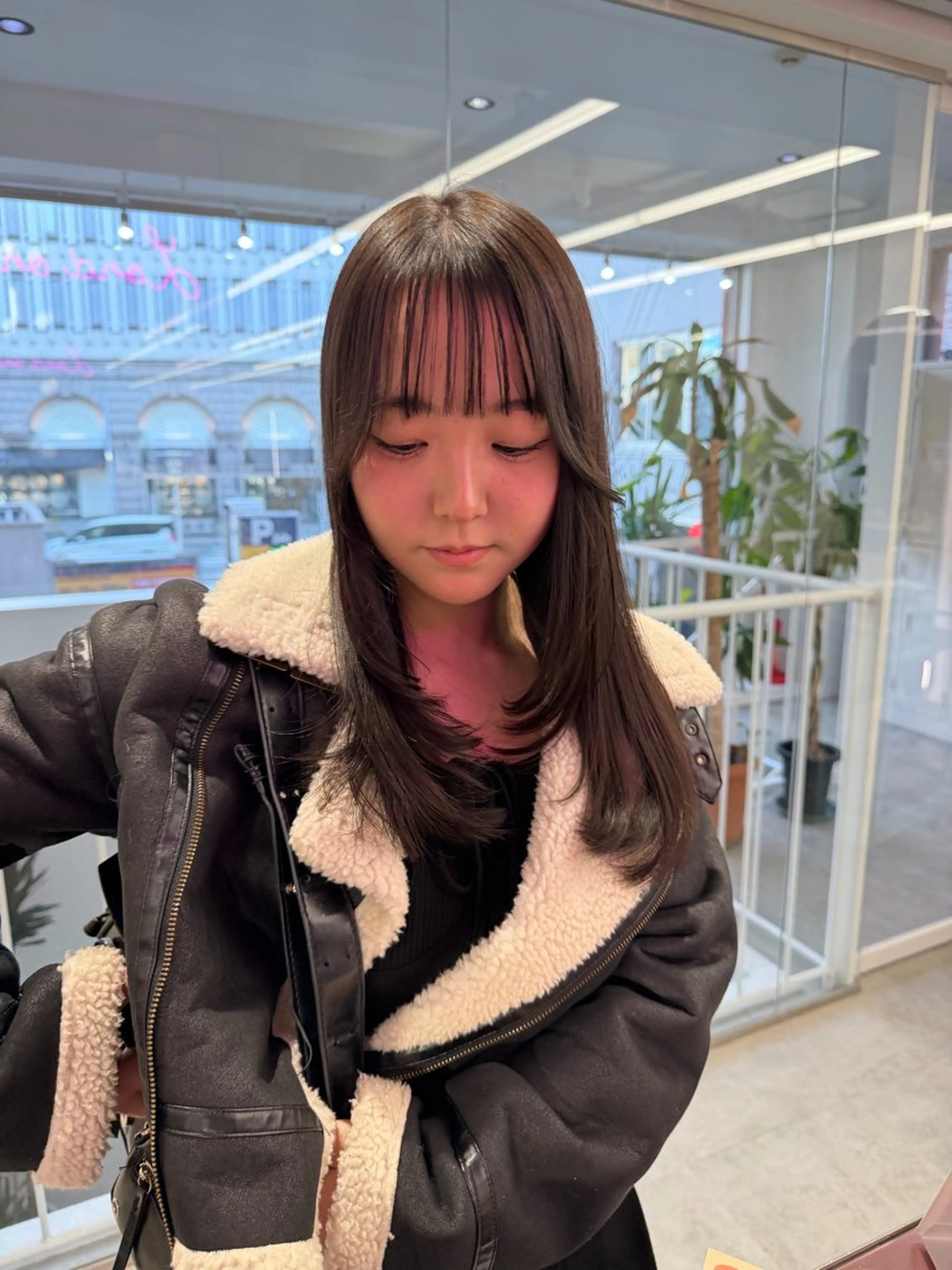 ロング カラー レイヤー＆カラー 人気美容師倉崎涼のヘアスタイル