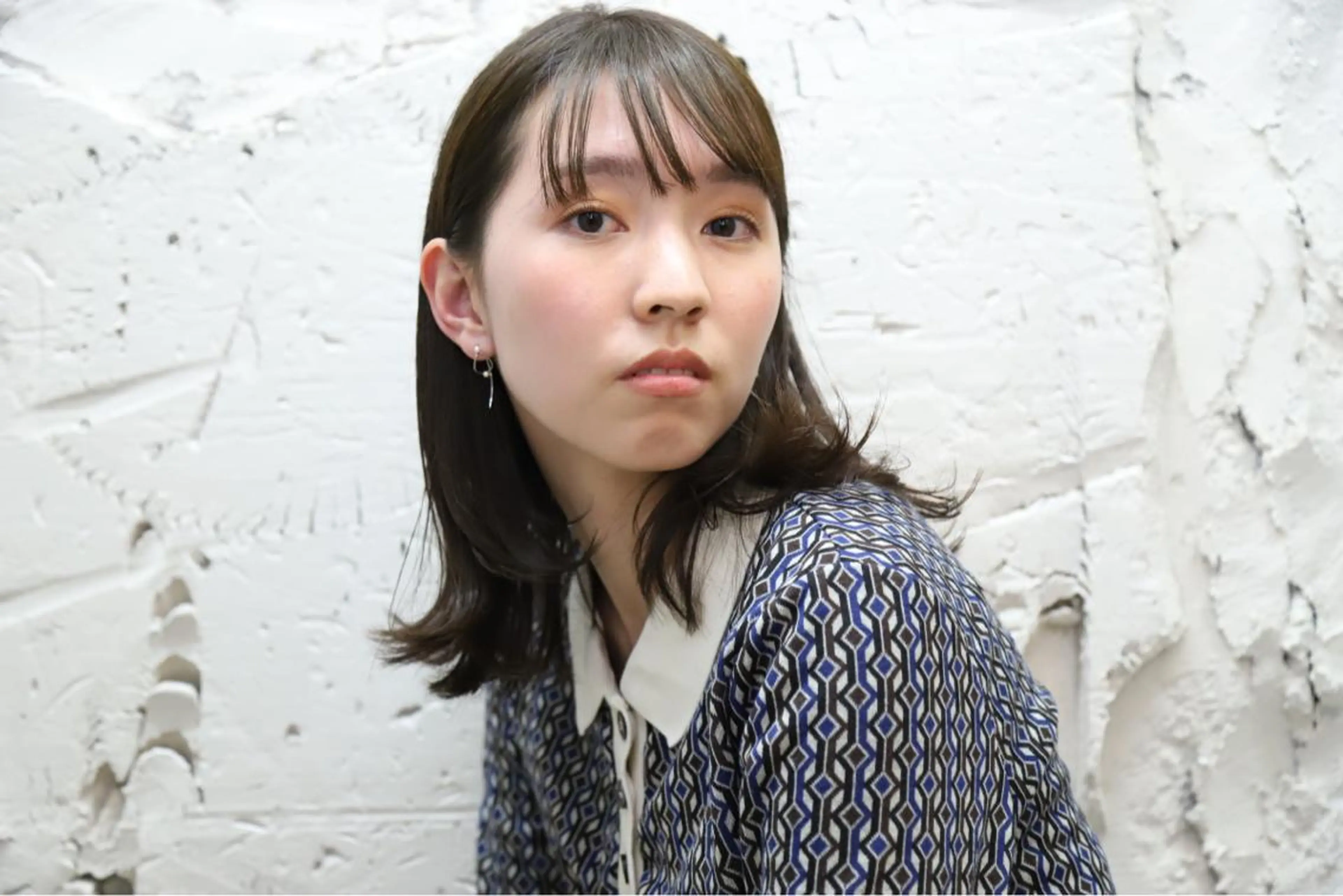 セミロング 中山 泰徳のヘアスタイル