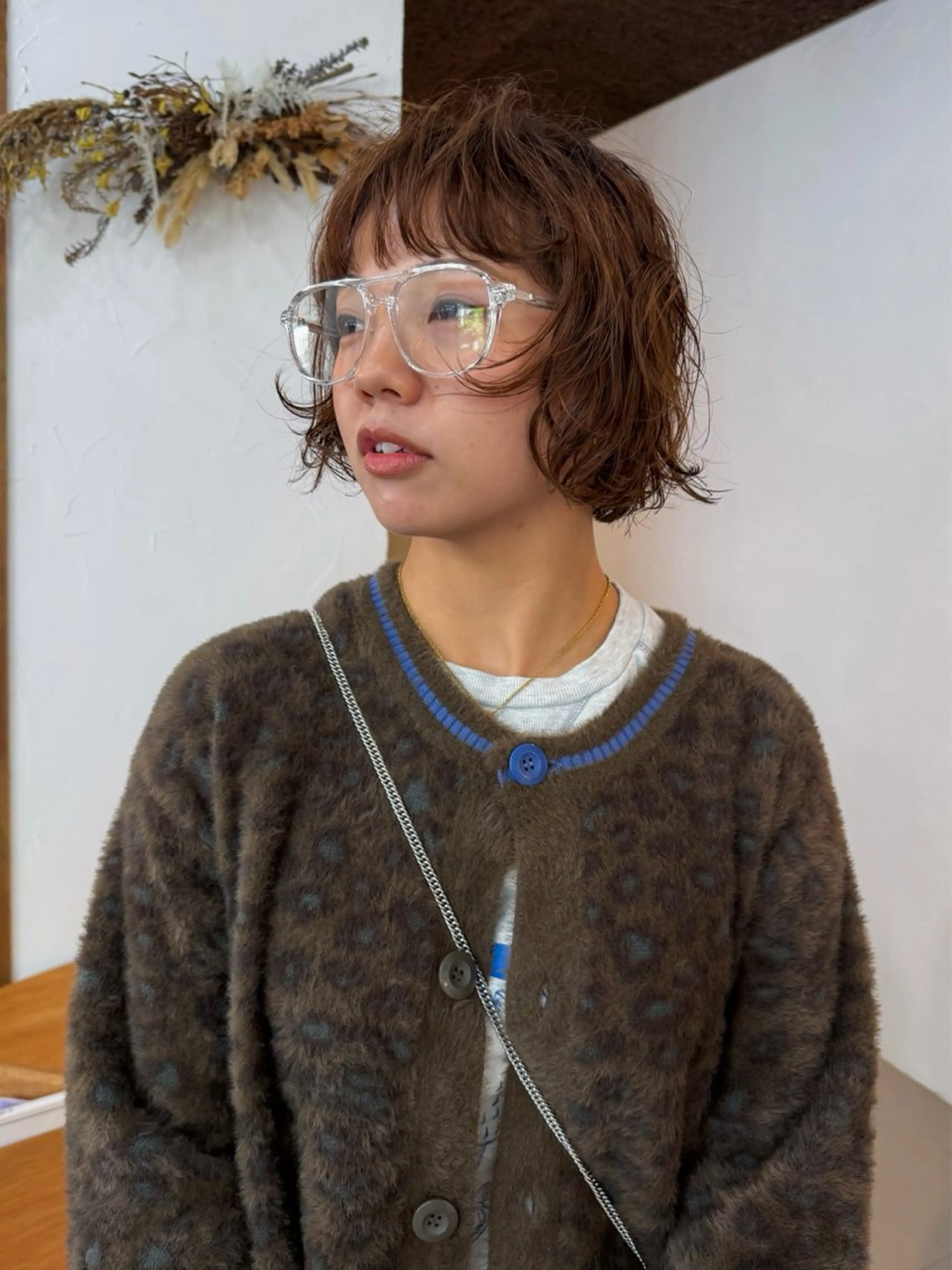 ショート パーマ ボブ Spiel KOMOのヘアスタイル