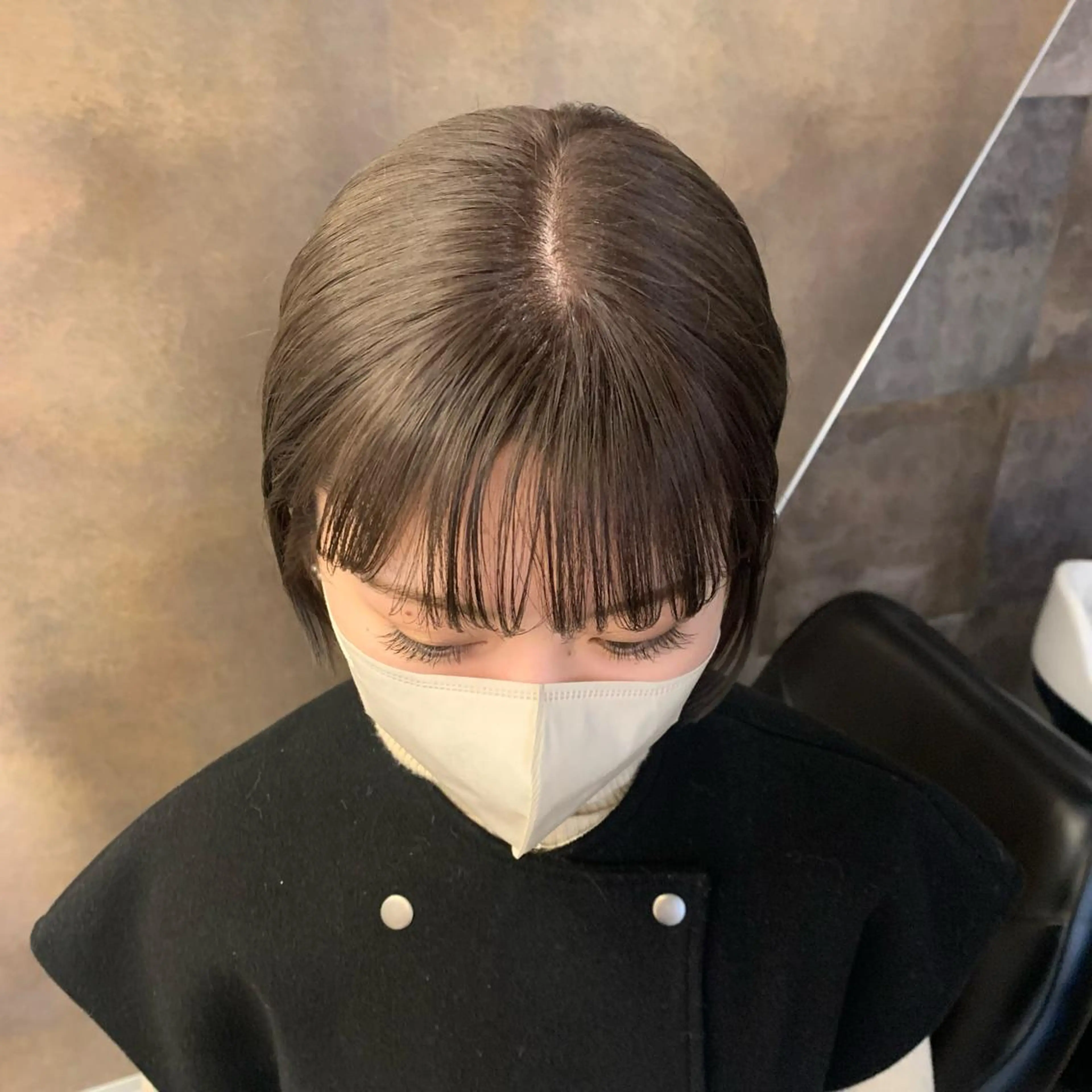 ショート カラー ベージュカラー ブリーチ 透明感カラー ダブルカラー カット ヘアカラー SAKINO． ベージュカラーのヘアスタイル