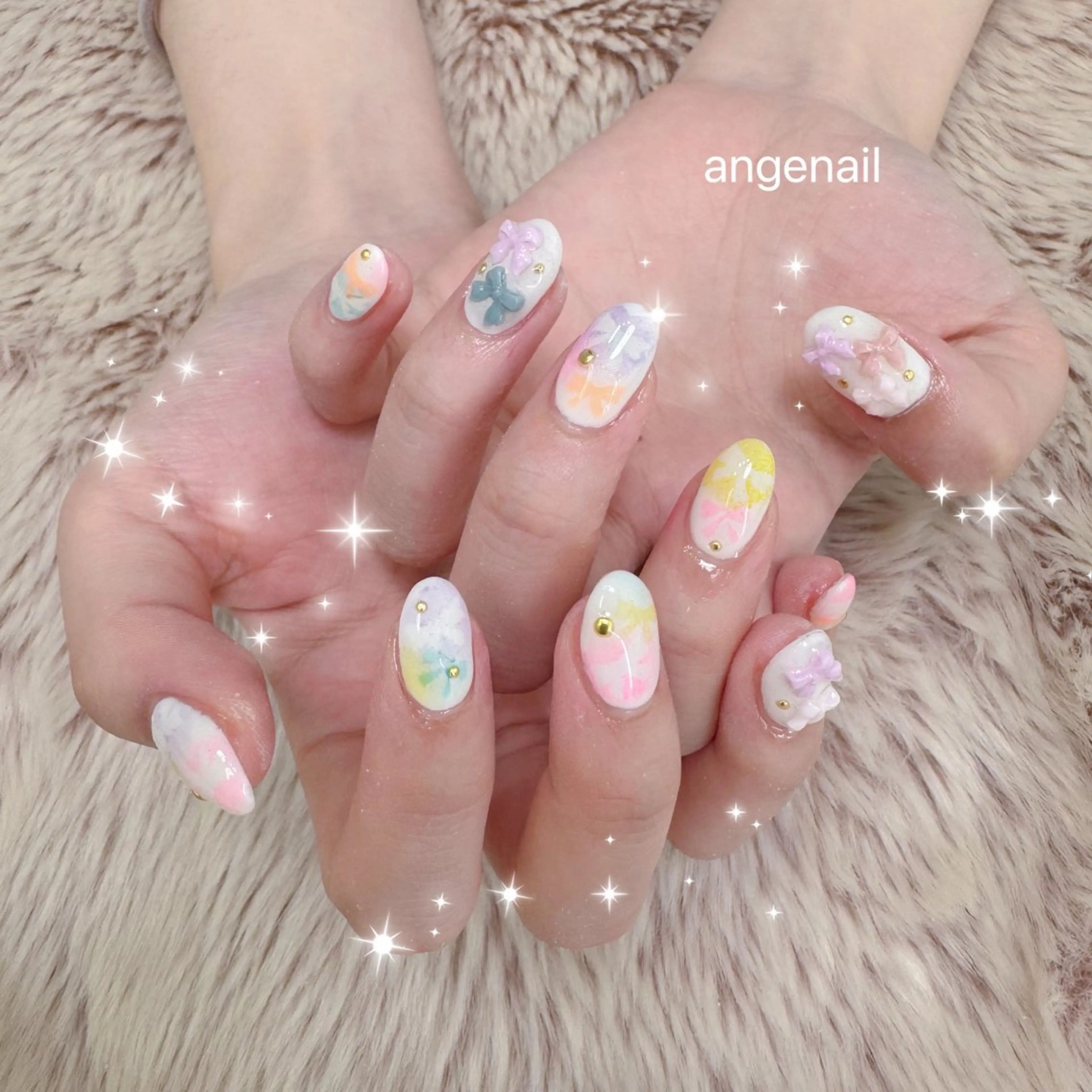ネイル ハンドネイル オーナーネイリスト MAKIのネイルデザイン