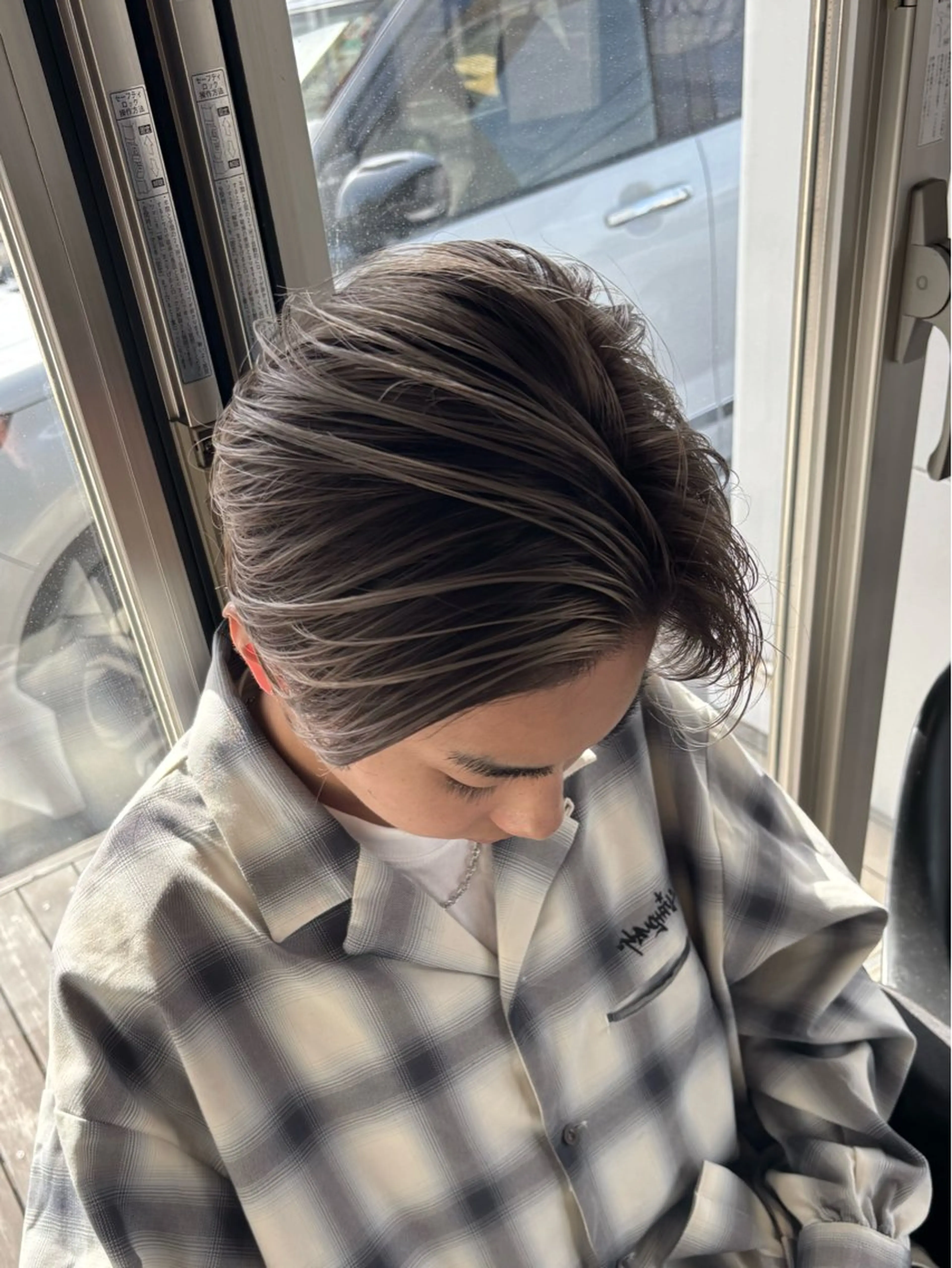 メンズカット+バレイヤージュ(ブリーチ1回)+ケアトリートメントの写真