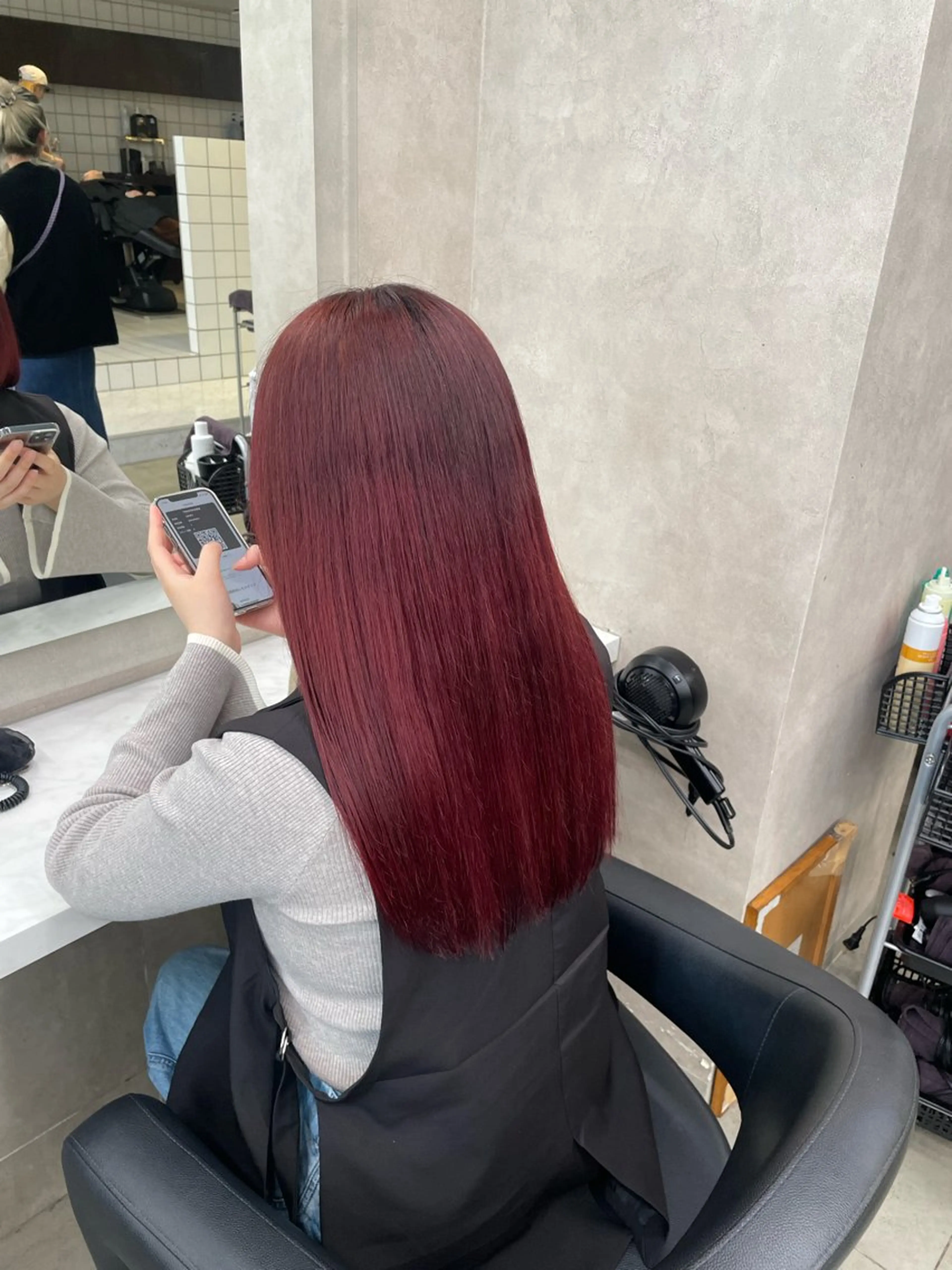 ロング カラー ヘアアレンジ ヘアカラー トリートメント ヘアセット 💗横浜美容室 💗HARUNAのヘアスタイル