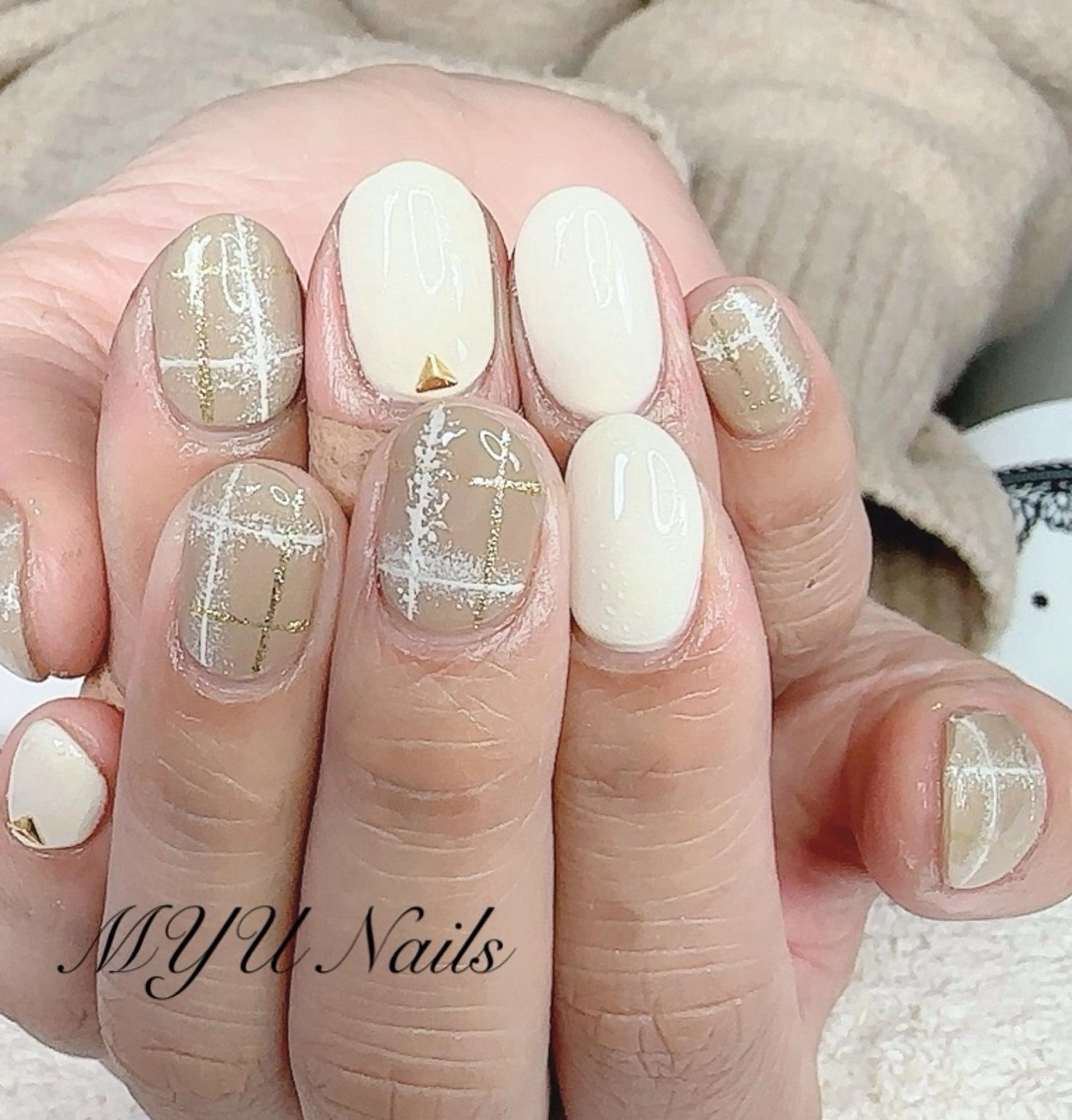 ネイル ニュアンスネイル ハンドネイル MYU Nails所属・ニュアンスネイル🌈 MYU Nailsのネイルデザイン