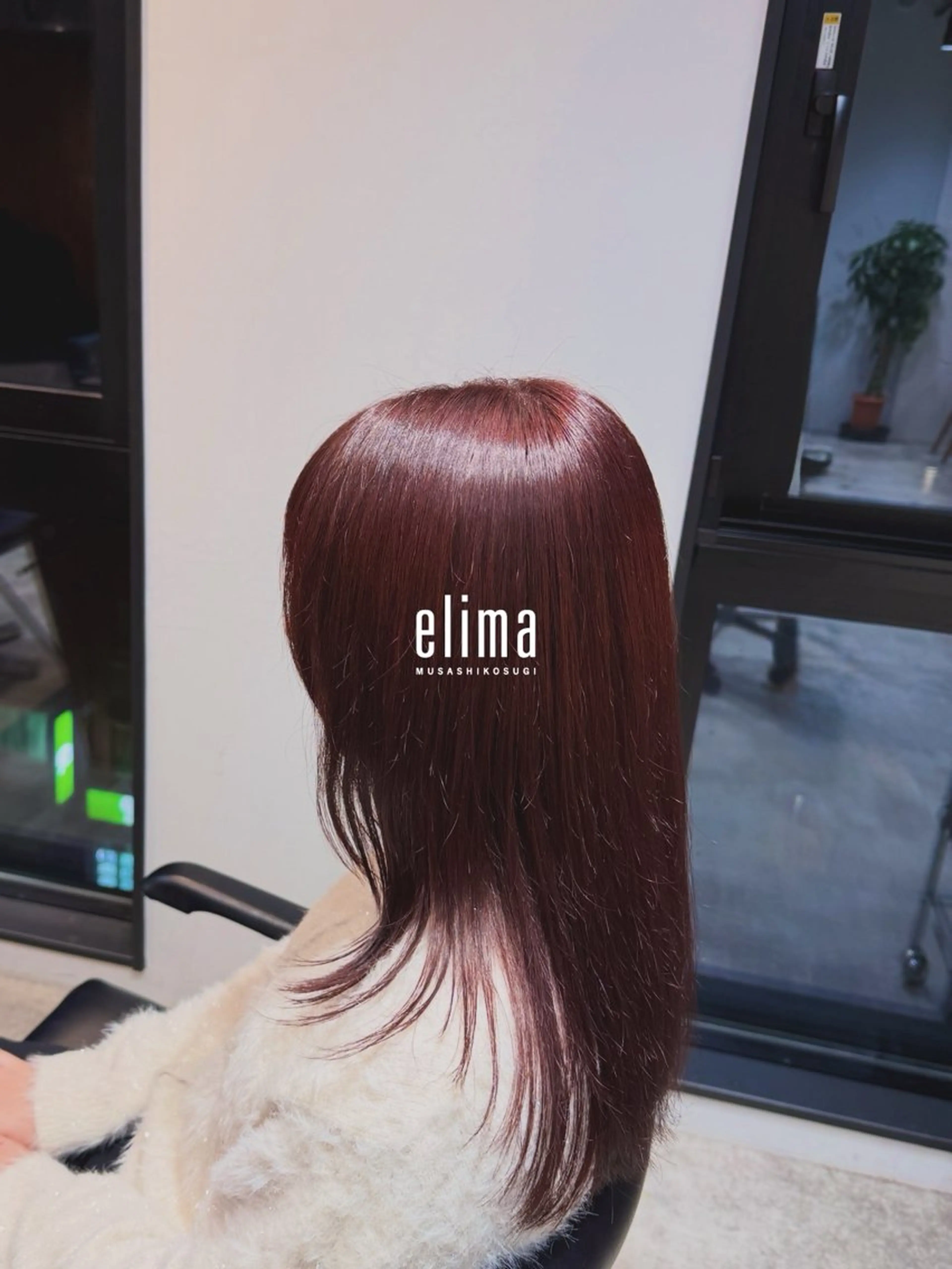 ロング カラー ヘアカラー トリートメント 髙橋碧 透明感カラー / fifthパーマのヘアスタイル