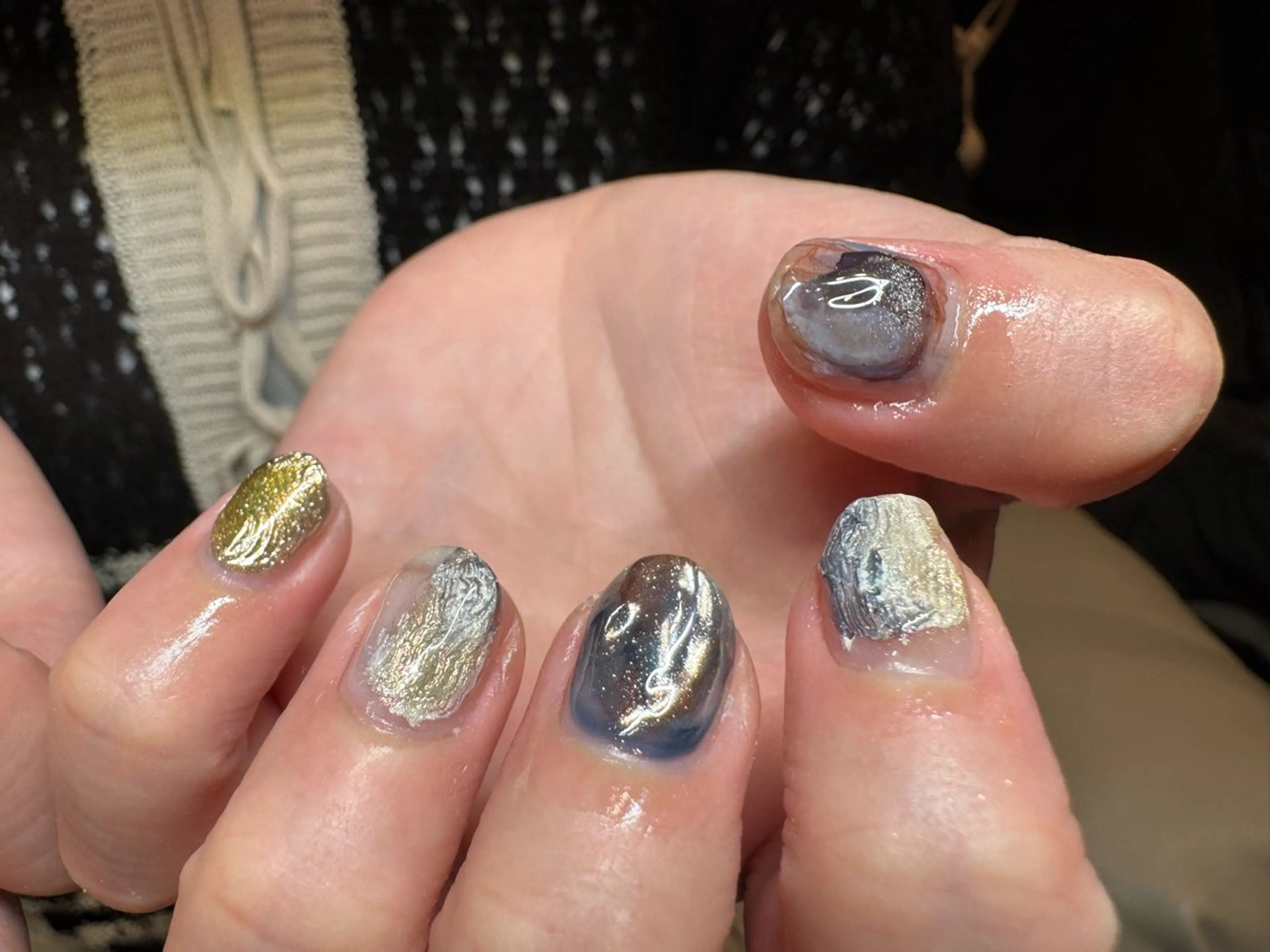 ネイル ニュアンスネイル ハンドネイル tsumeasobi 🪬macoのネイルデザイン