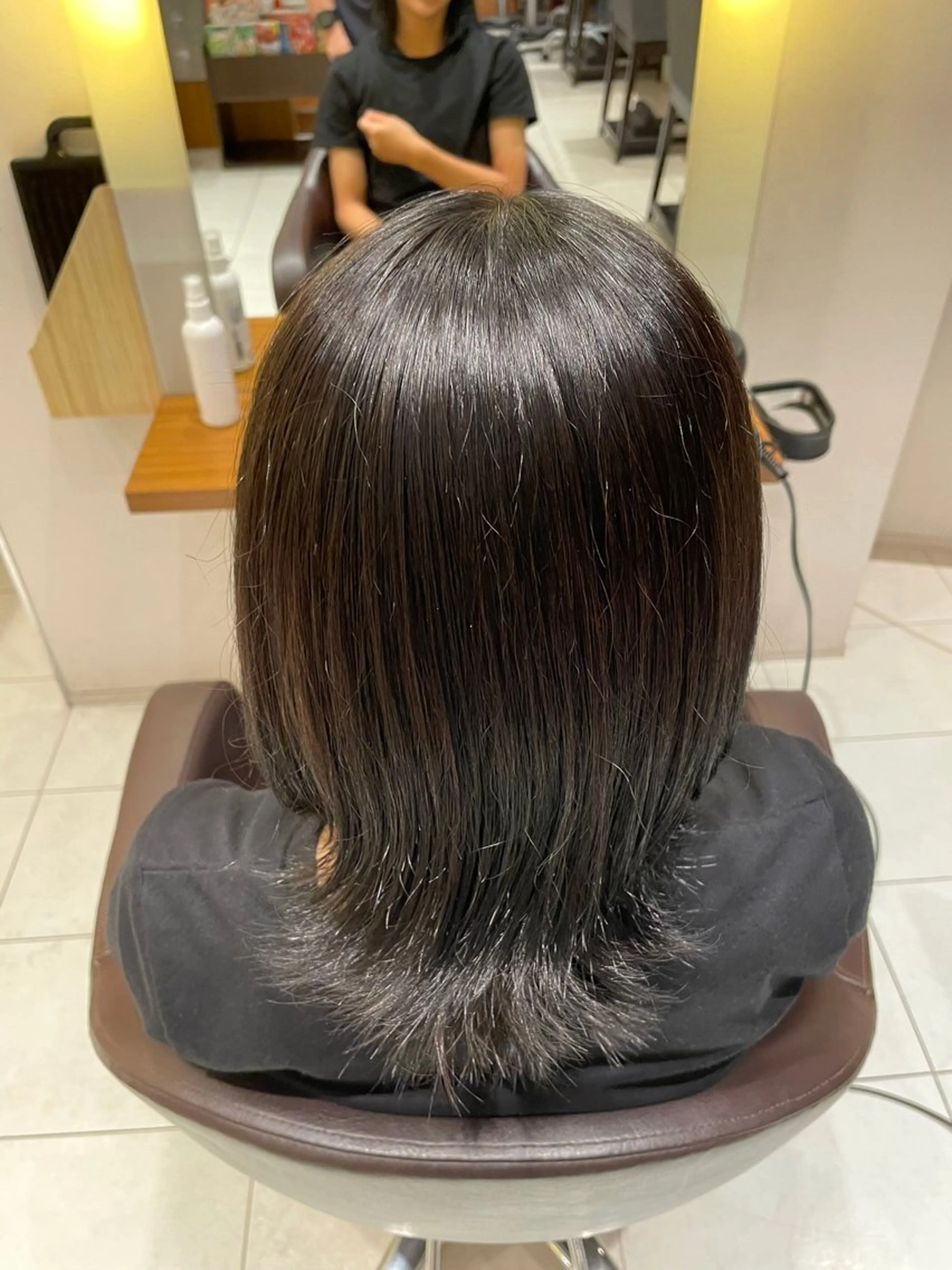 カラー 森田 玲央のヘアスタイル