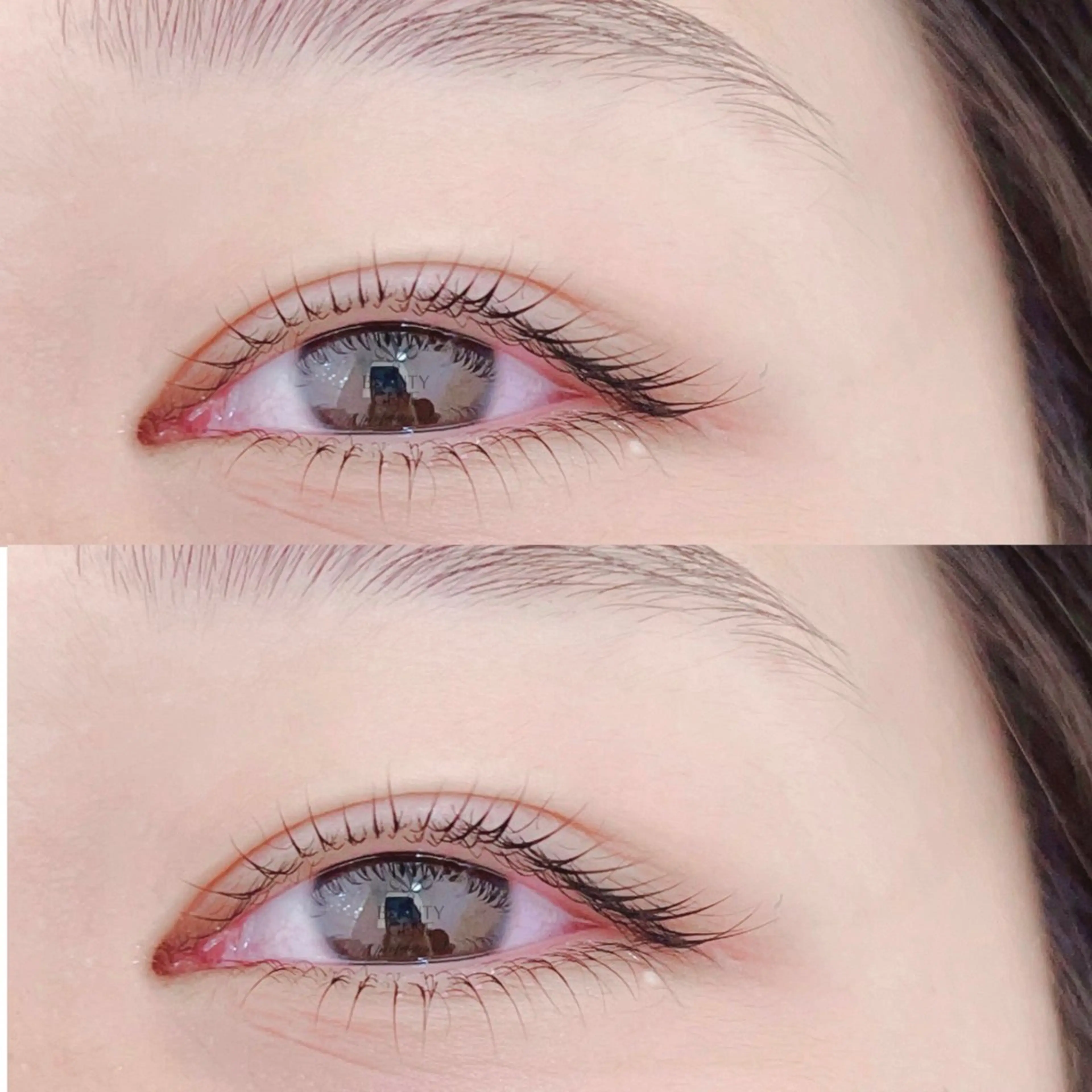 下まつげパーマの写真