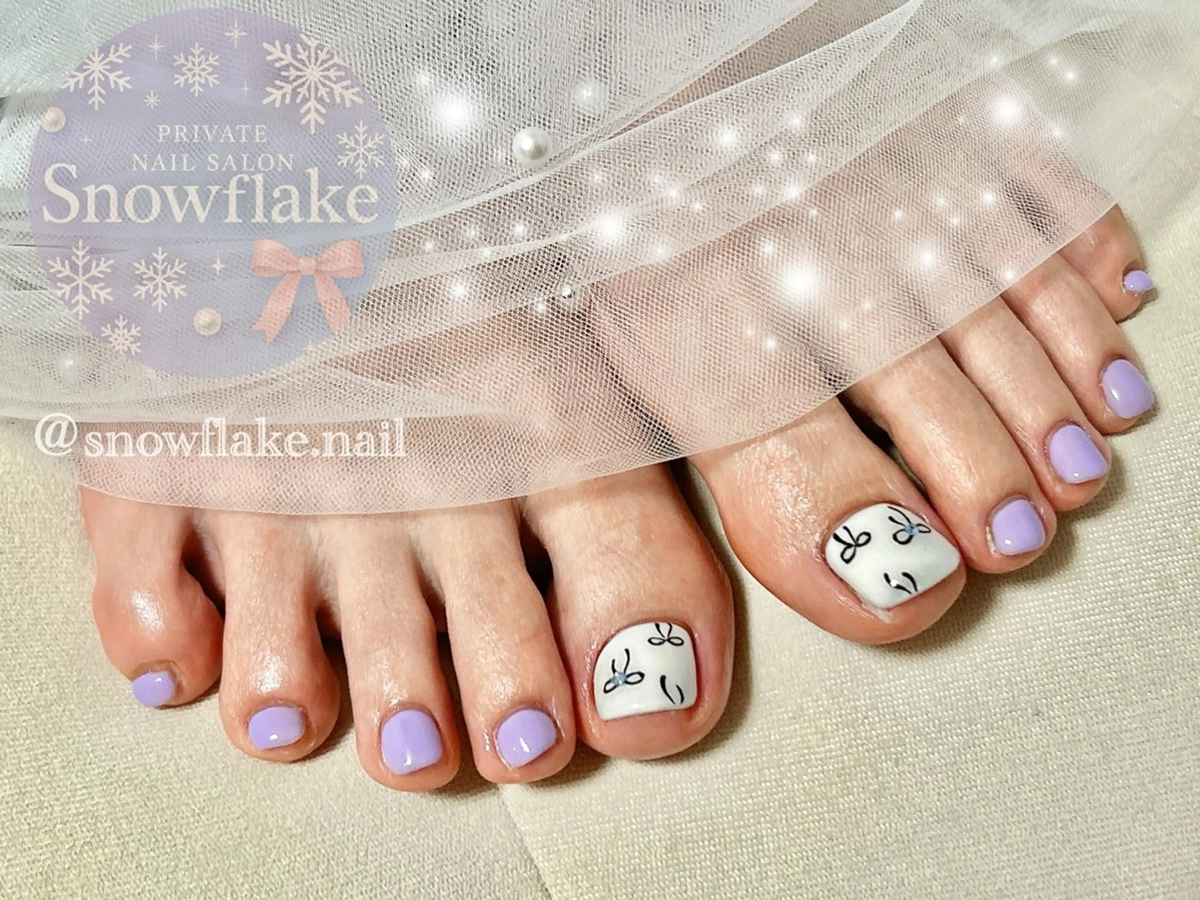 ネイル Snow flake 🫧YUKIのネイルデザイン