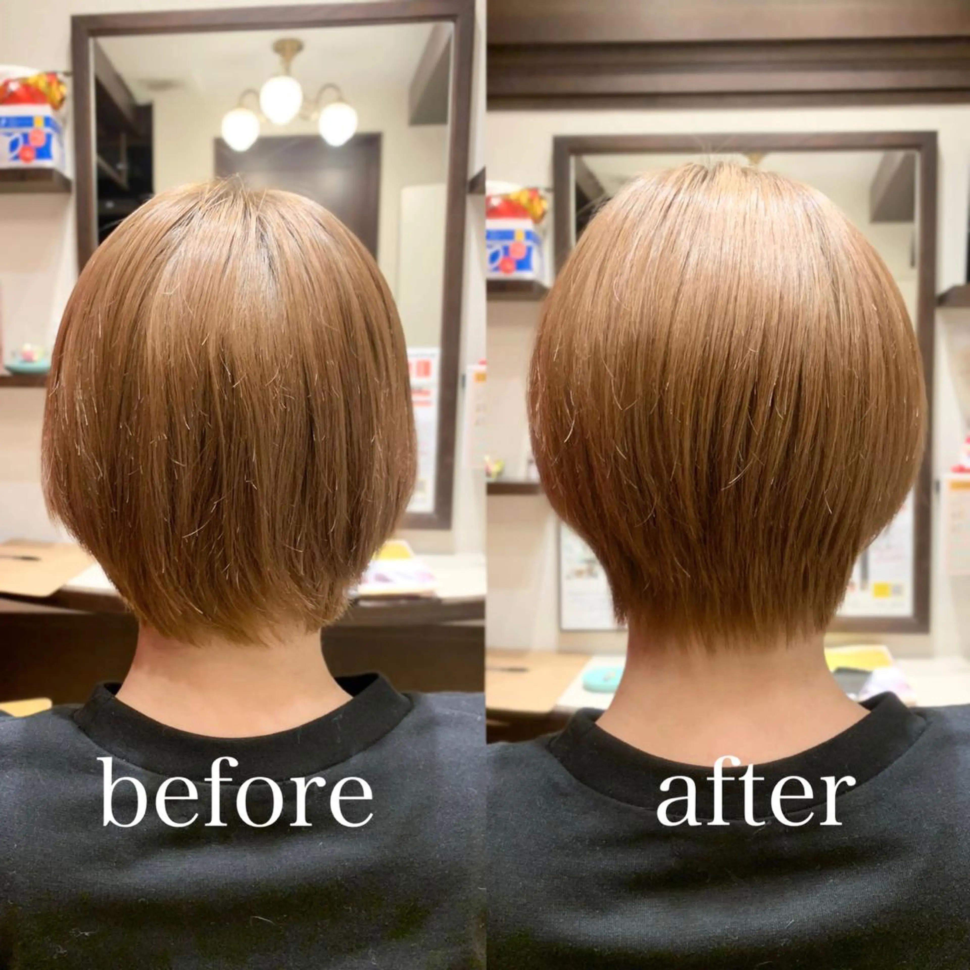 ショート 【くせ毛さんのお悩み 解決🍀】栗橋のヘアスタイル