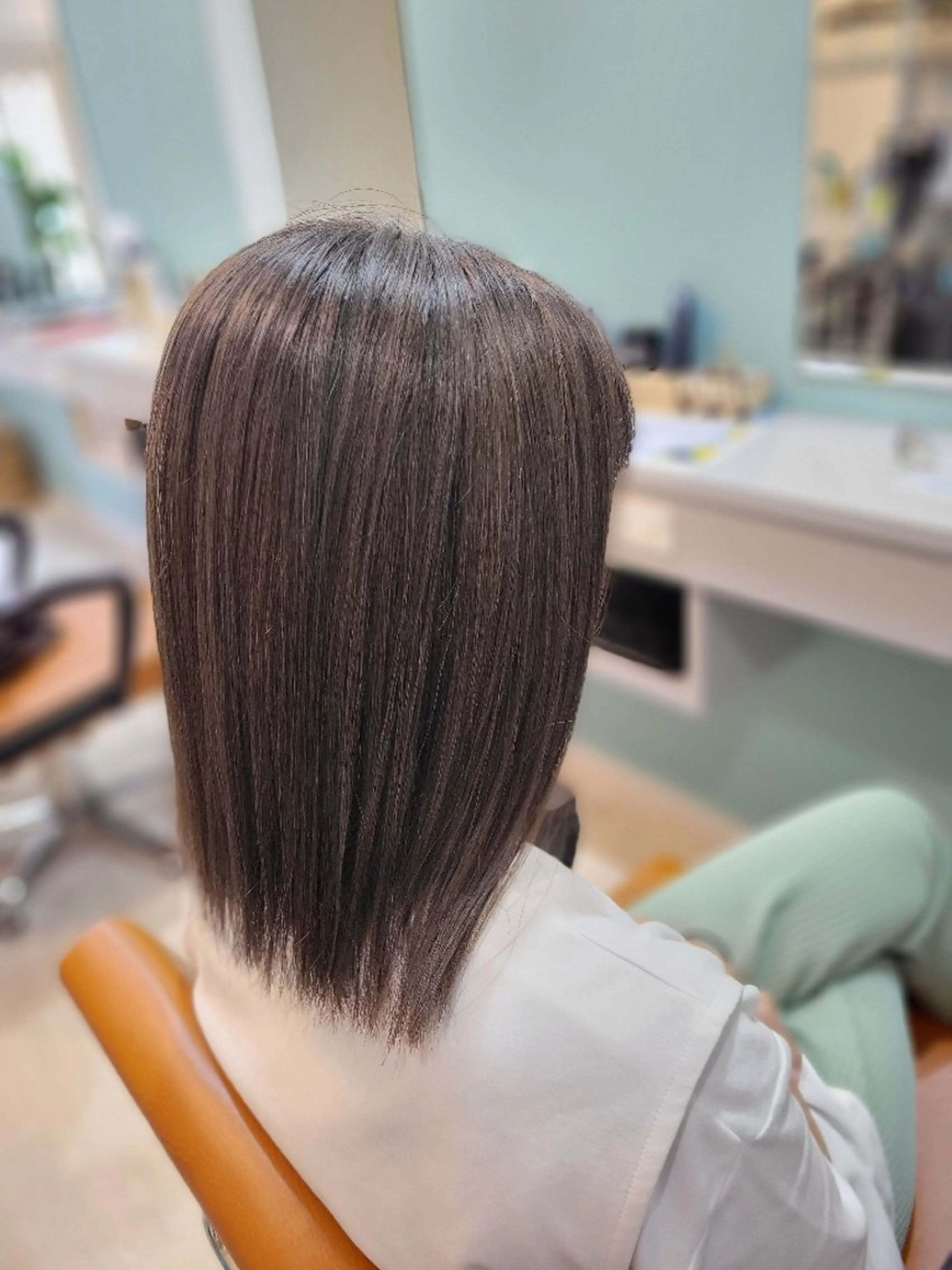 ミディアム カラー グレージュ カット ヘアカラー ハイライト/カラー ⭐中村真冬のヘアスタイル