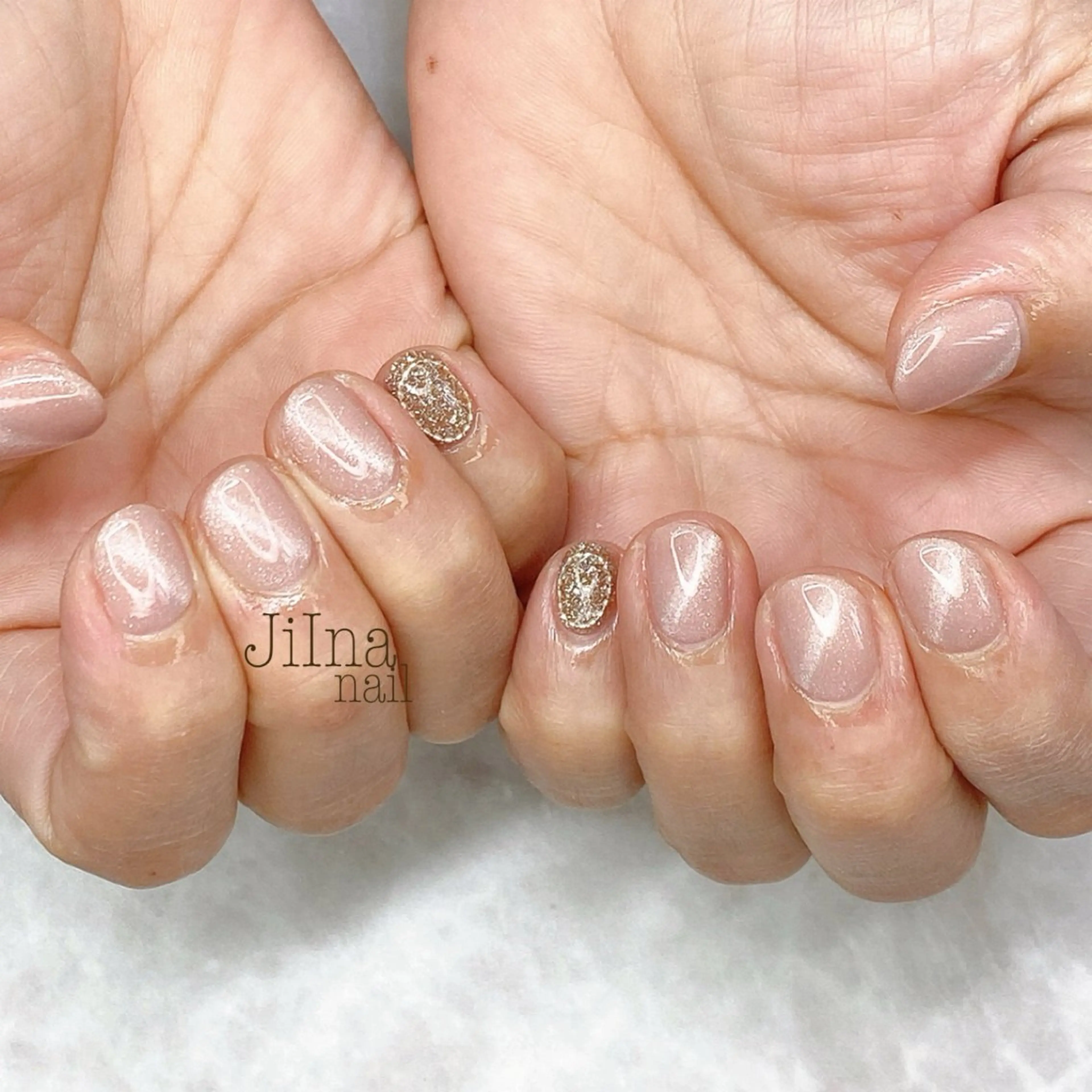 ネイル フラッシュネイル マグネットネイル JiIna nailのネイルデザイン