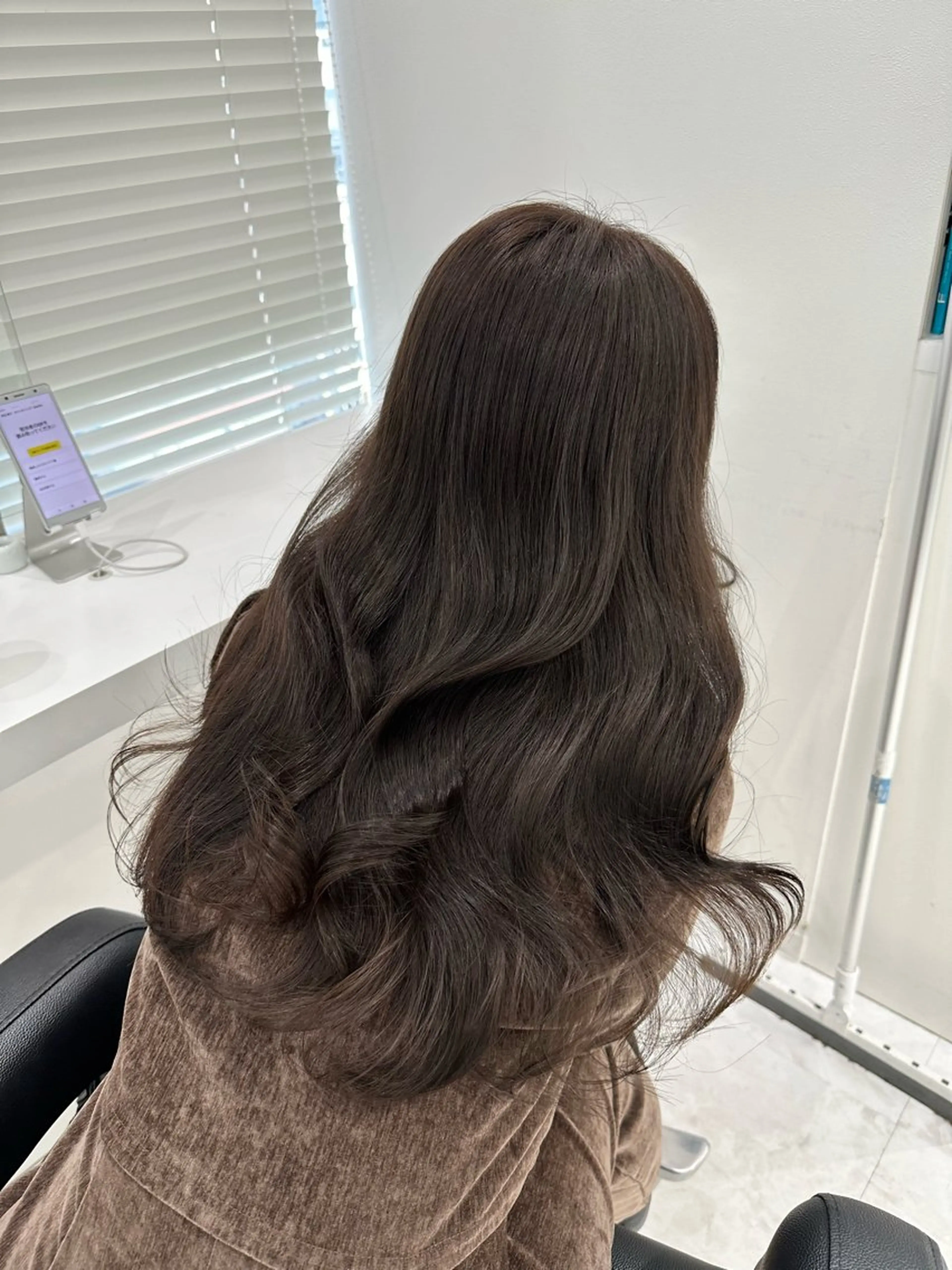 セミロング カラー ヘアカラー トリートメント ♡上品韓国髪♡ブラ ウン/SAYATOのヘアスタイル