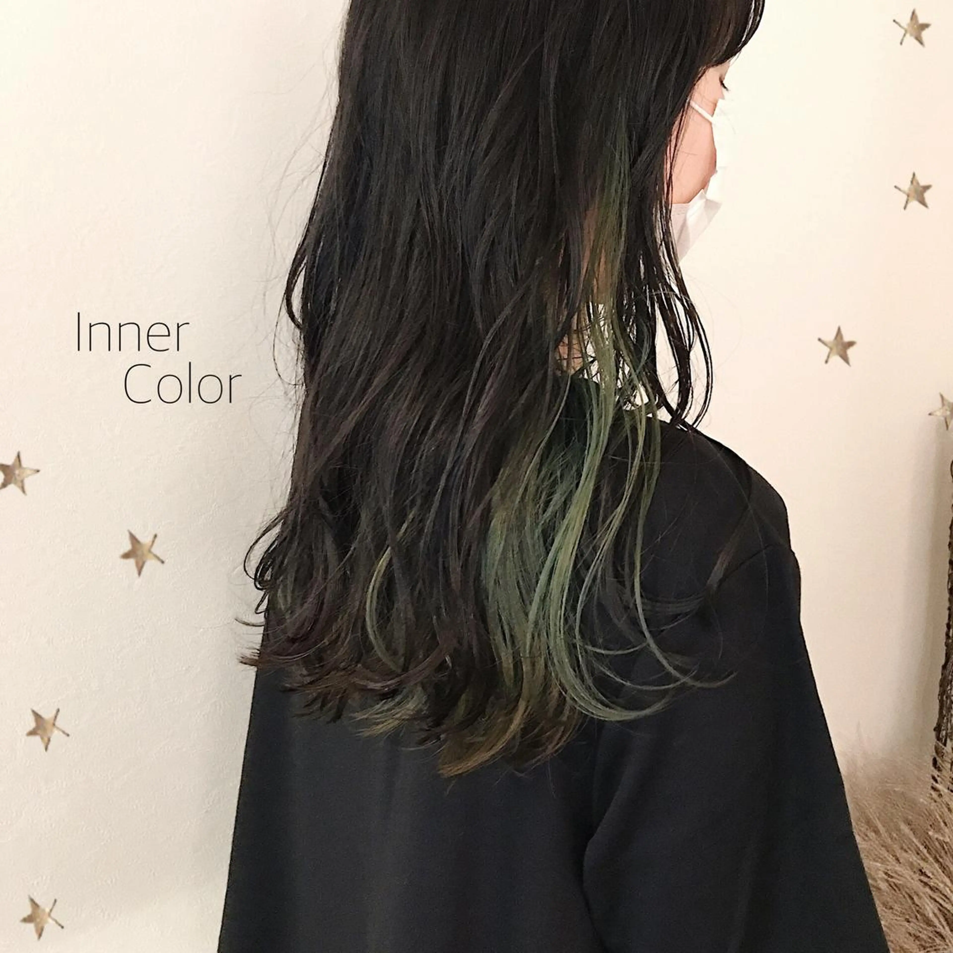 セミロング カラー カット ヘアカラー 市川 千夏のヘアスタイル