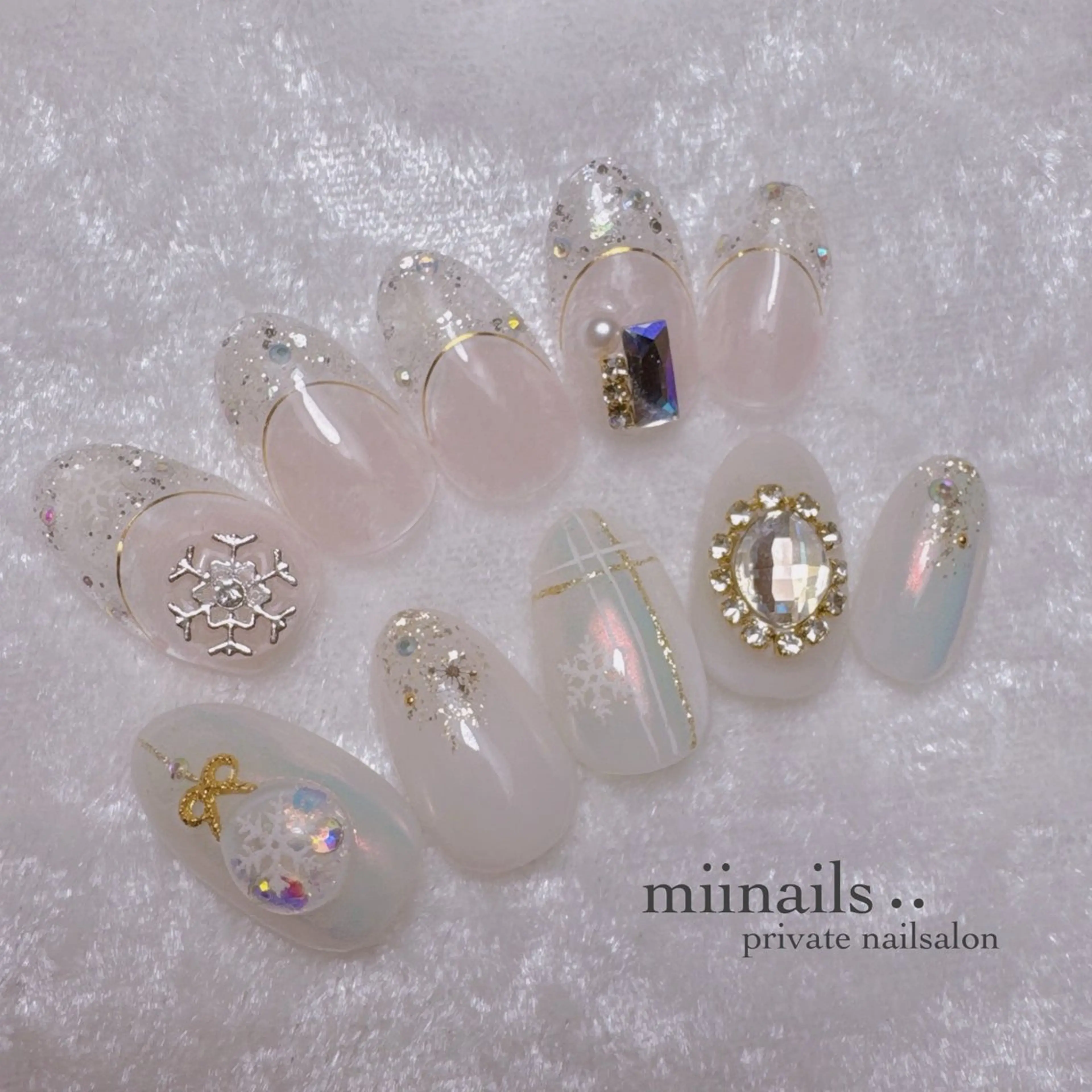 ネイル 韓国ネイル ワンホンネイル ハンドネイル nailsalon miinailsのネイルデザイン