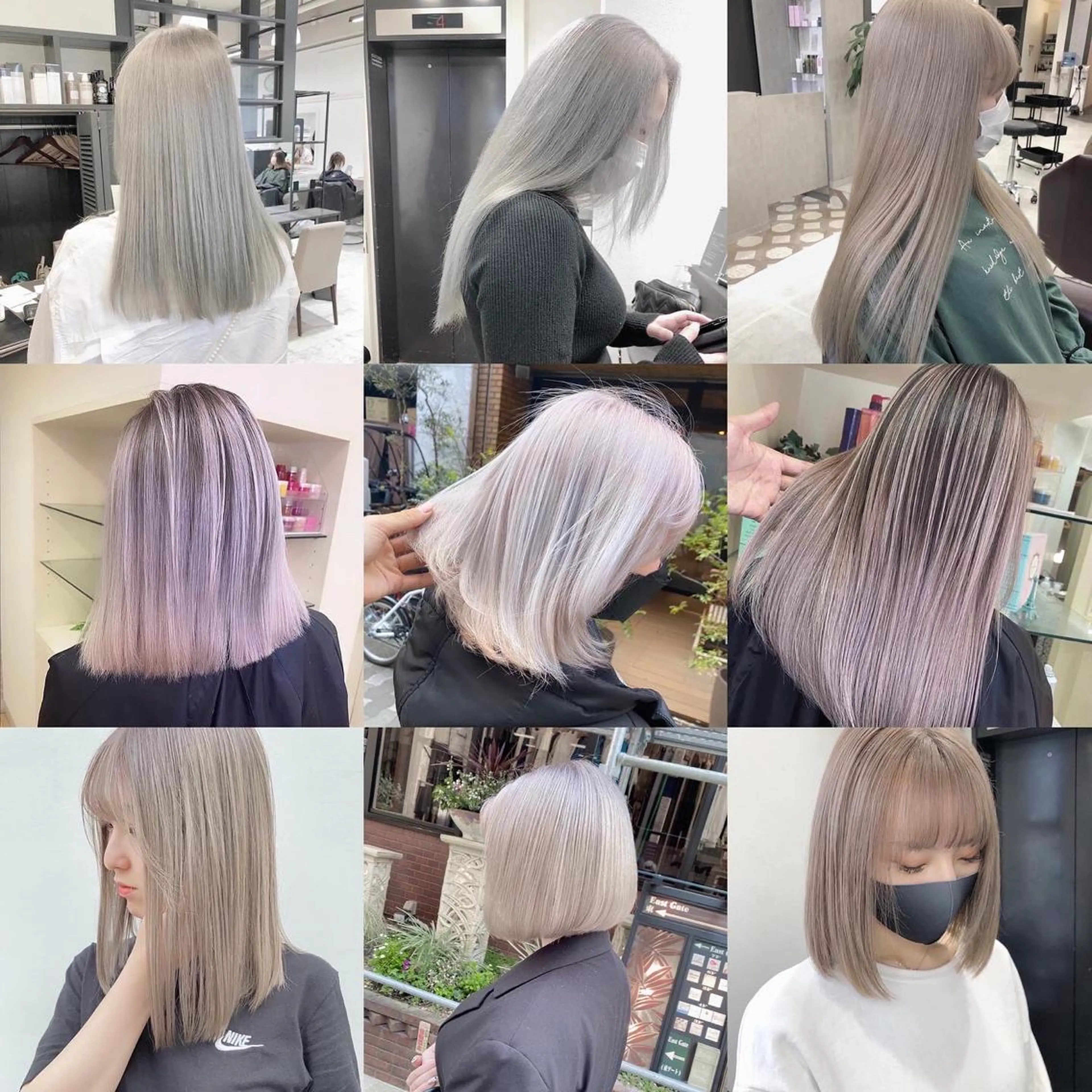 ショート カラー ヘアアレンジ ヘアカラー トリートメント GiseL天神カラー 髪質改善/ブリーチのヘアスタイル