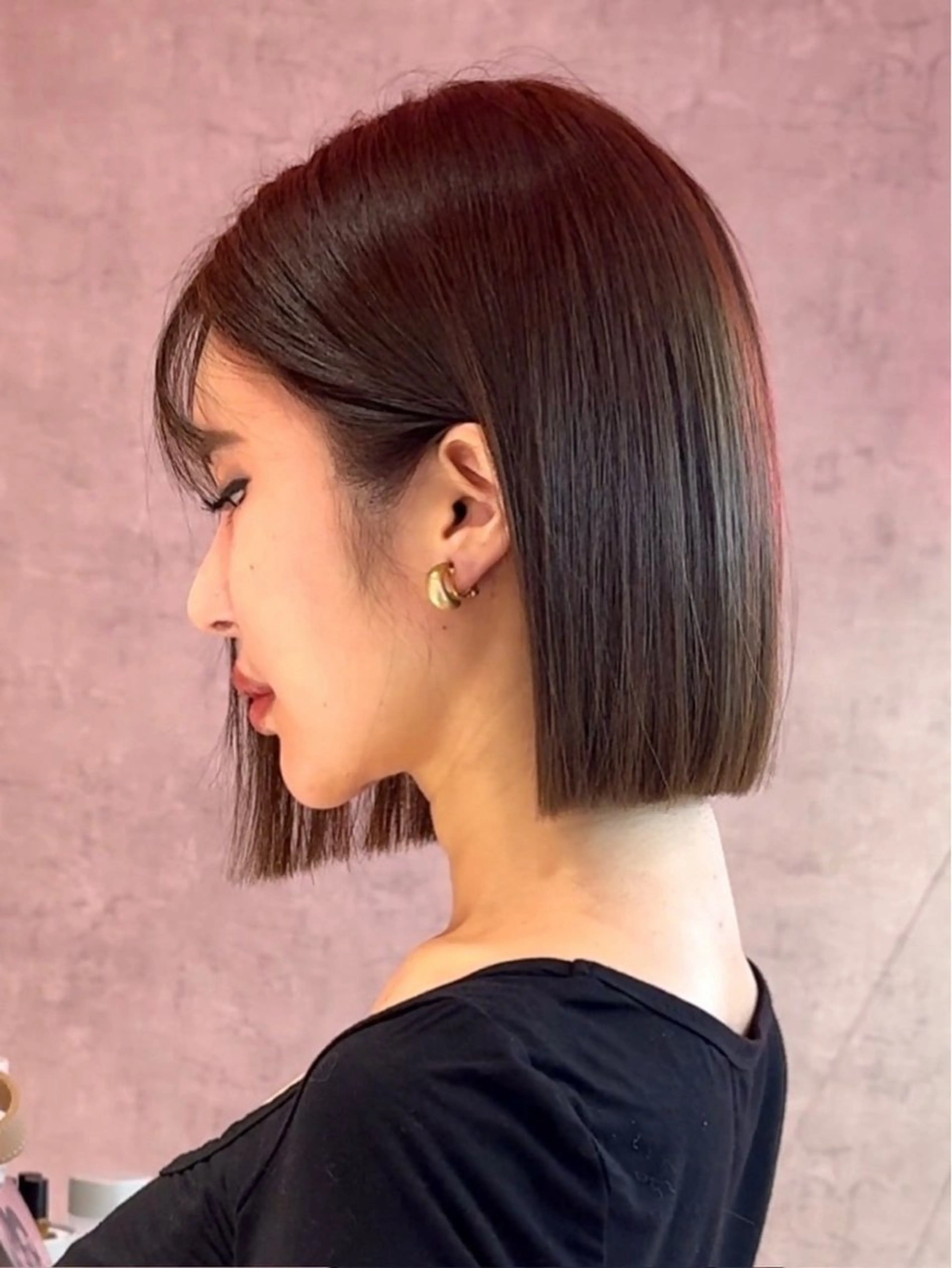 ミディアム Lond  vallee 渋谷店所属・ボブ/縮毛矯正/ 髪質改善/瑞月のヘアスタイル