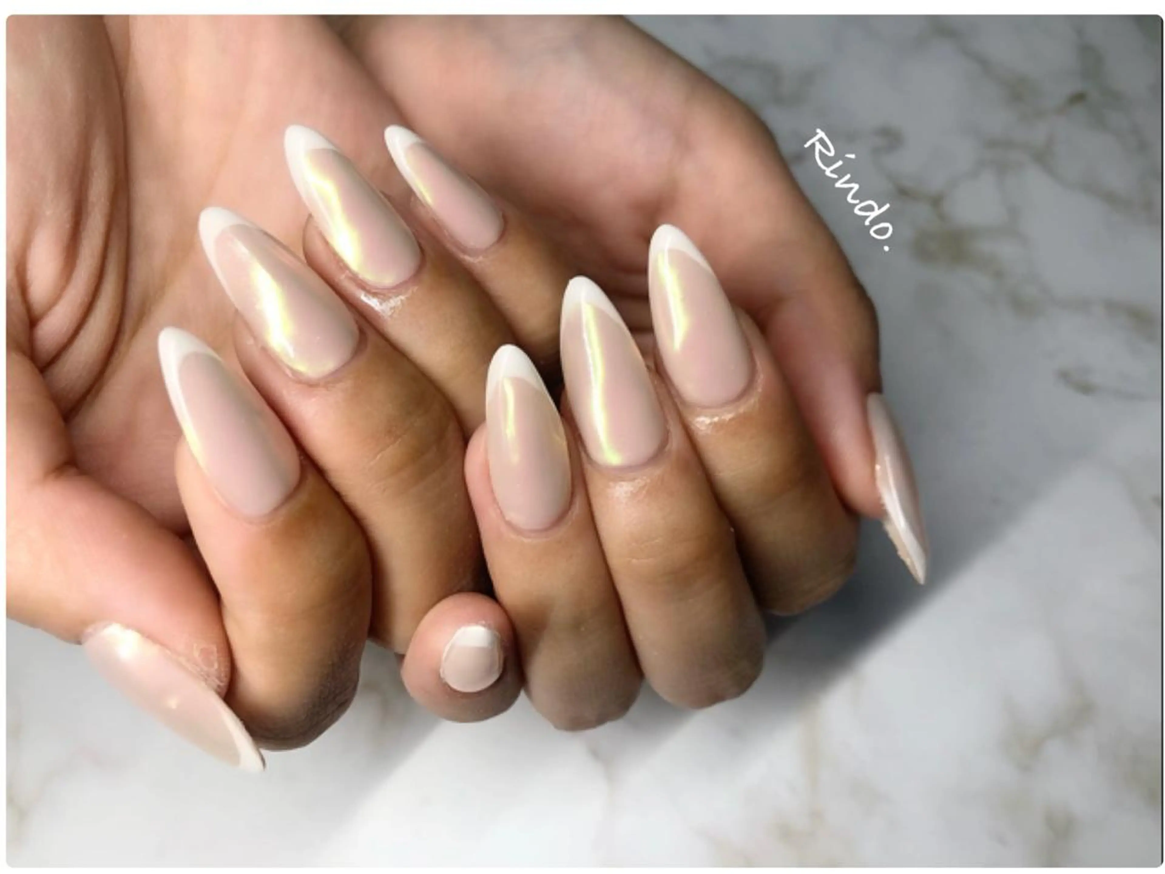 ネイル オーロラネイル ハンドネイル Rindo.ネイル ♡耳つぼジュエリーのその他イメージ