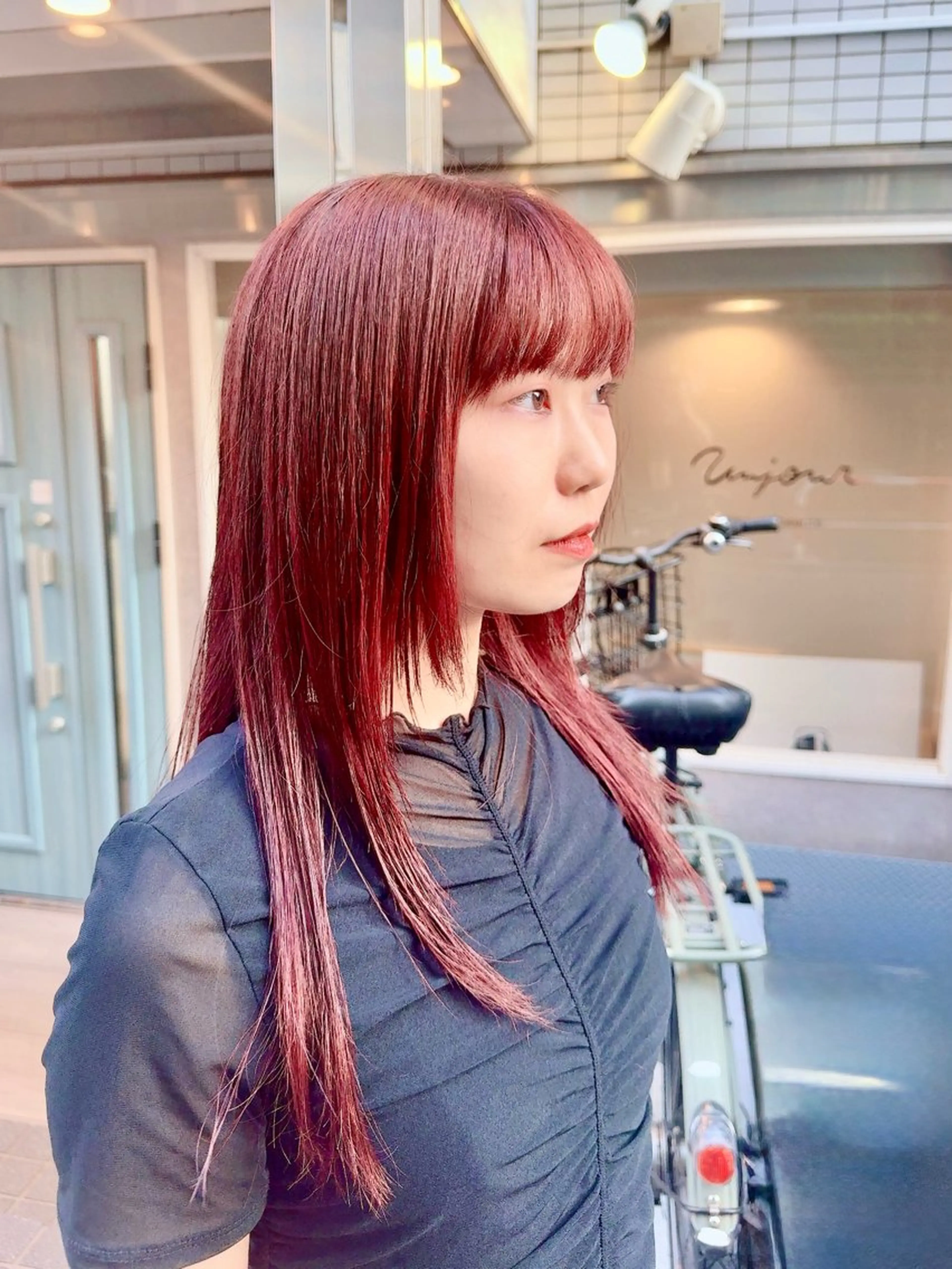 ロング カラー Unjour Kanaのヘアスタイル