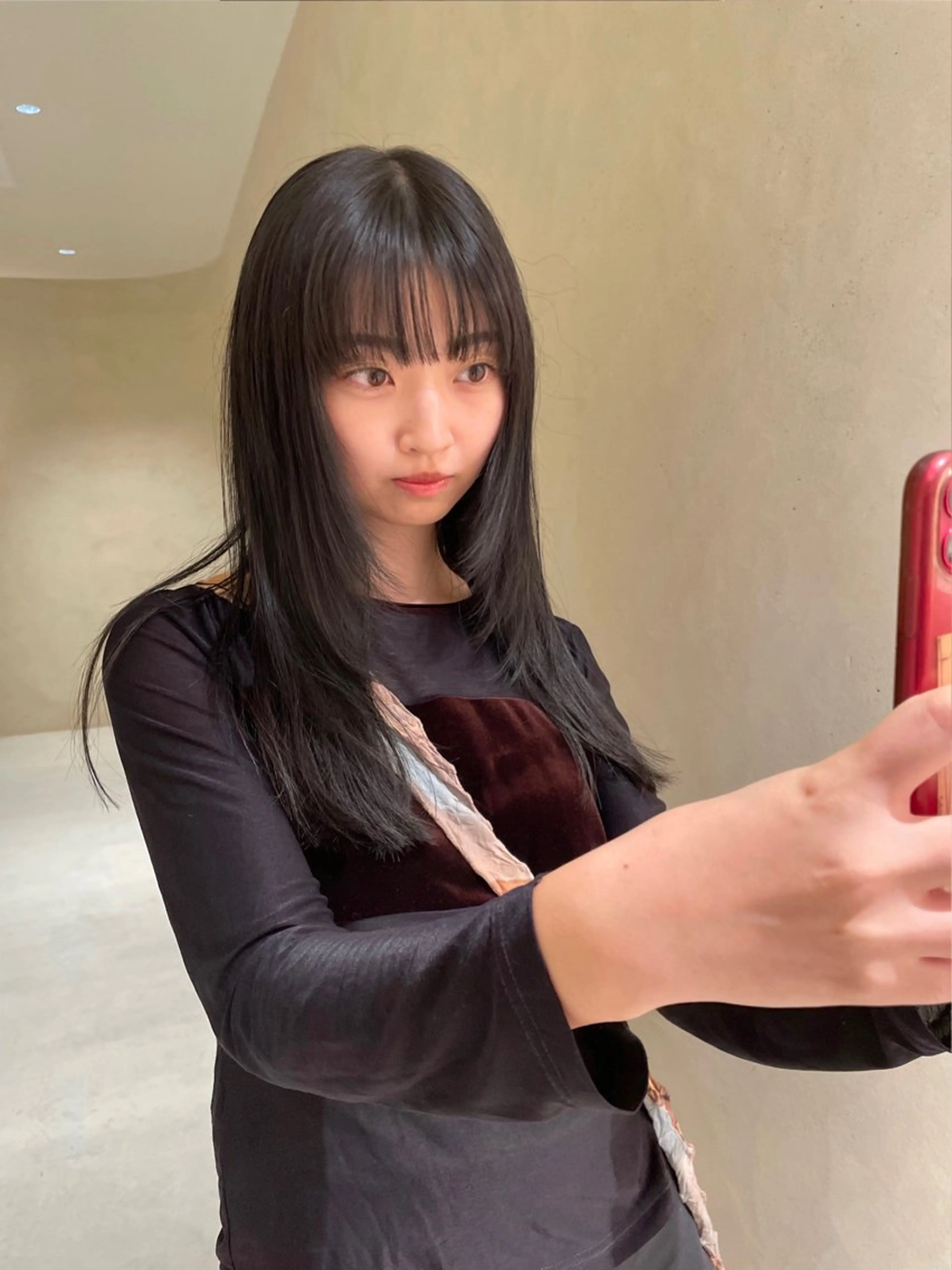 ロング ロングレイヤー レイヤーカット ロング 森田 博樹のヘアスタイル