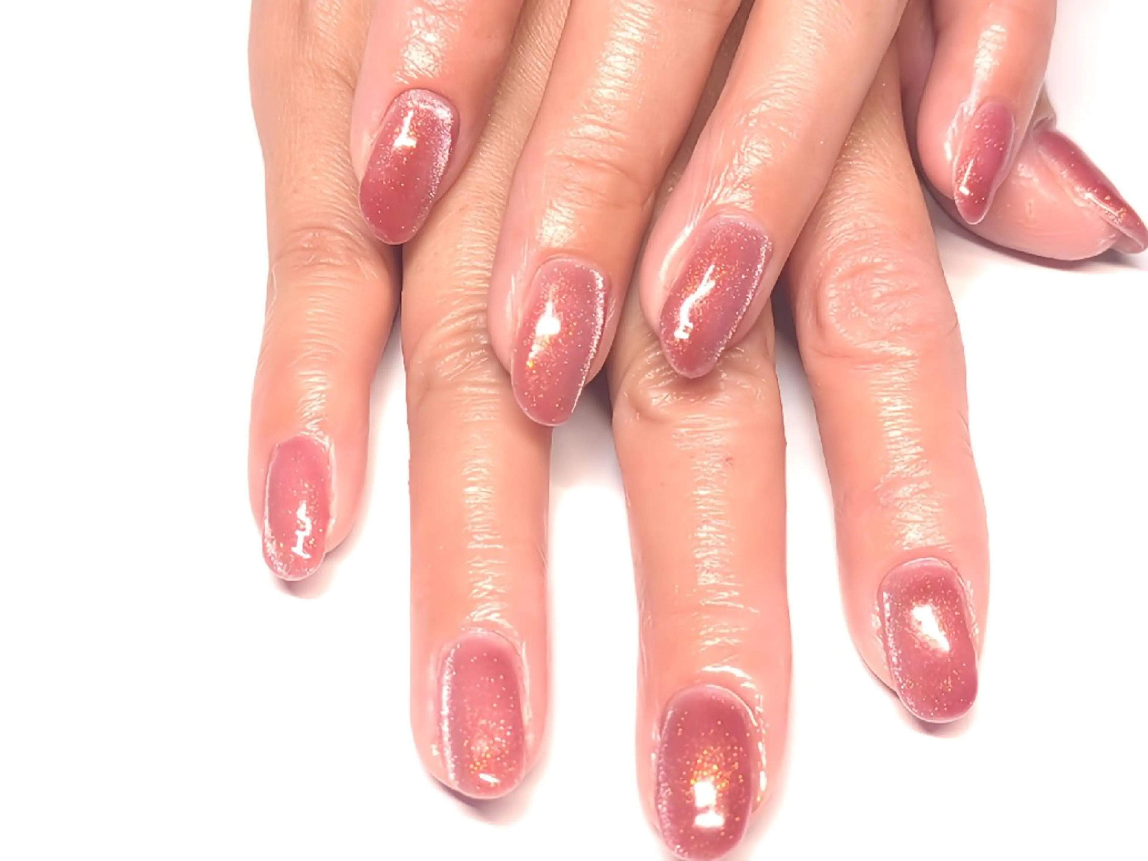 ミディアム AQUA nailのネイルデザイン